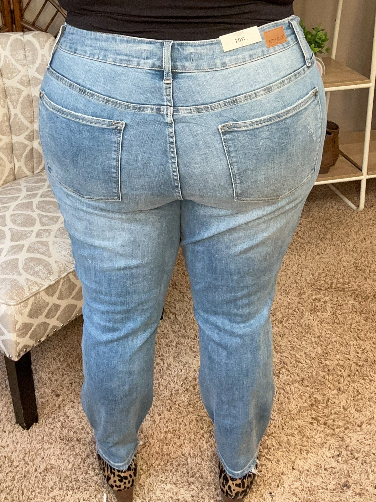 Tucked In Button Fly Jeans -Judy Blue
