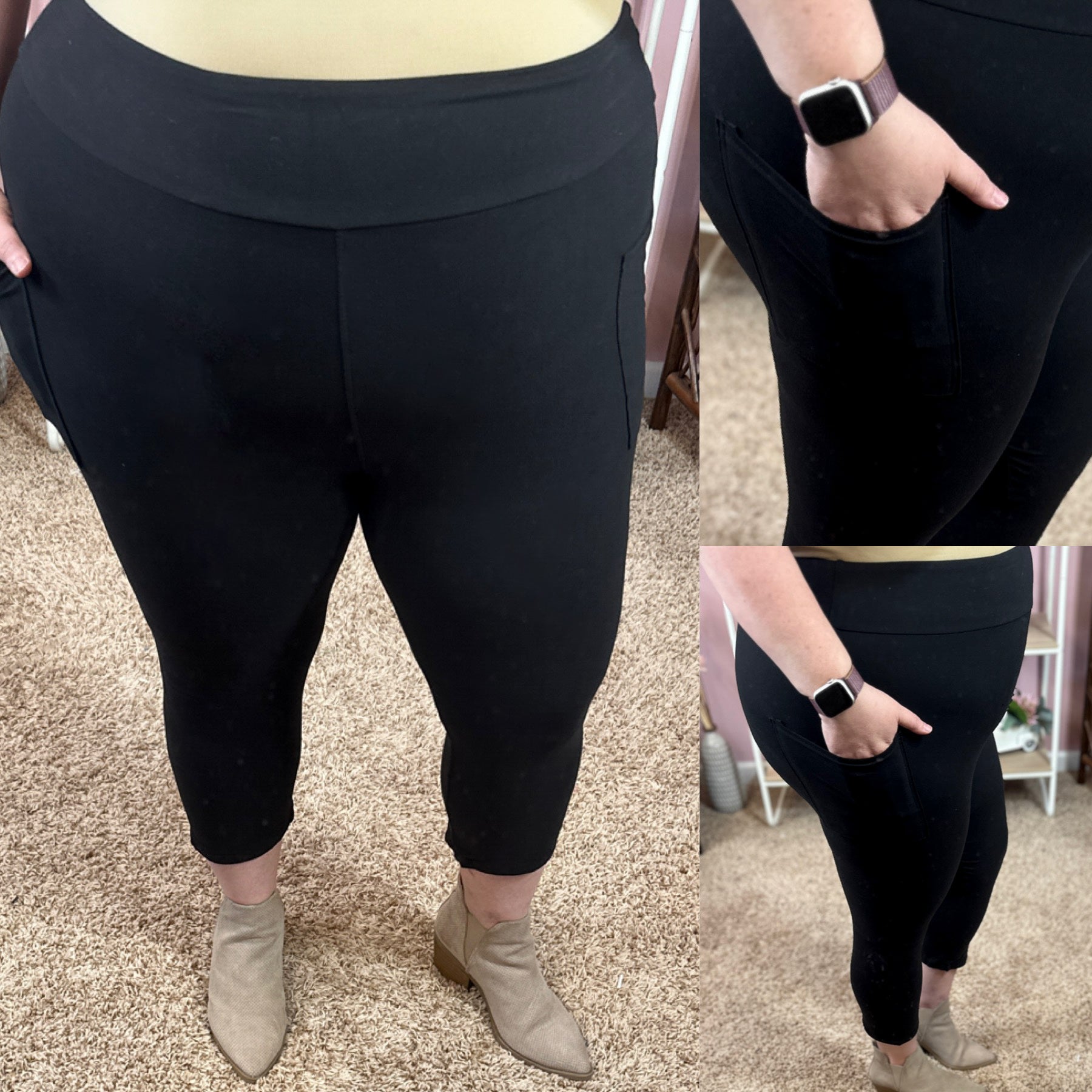 Simply the Best CAPRI Leggings - TC and TC2 Black - Curved and
