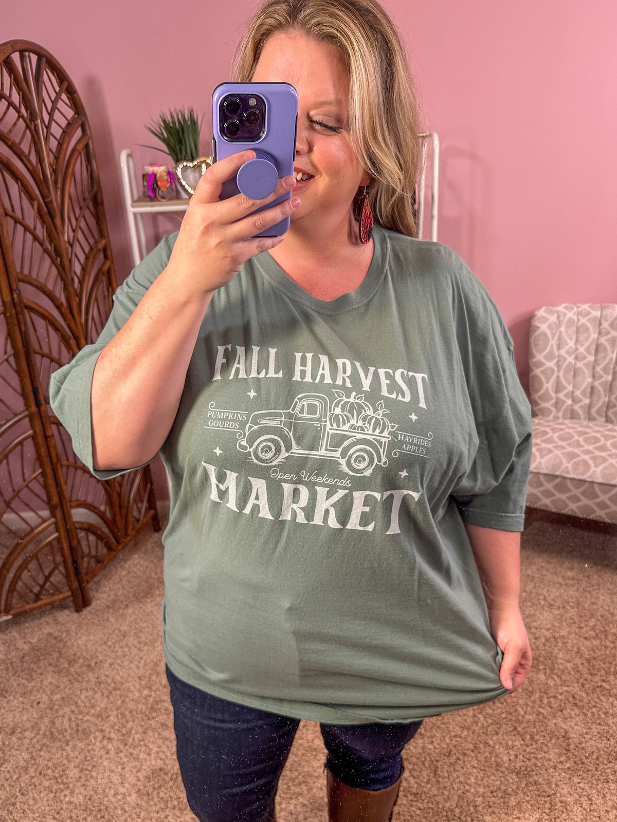 Fall Harvest Market Graphic Tee