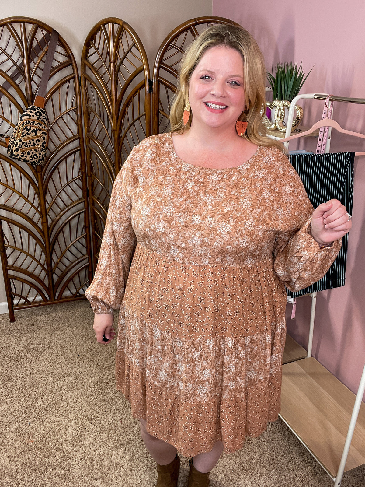 Night to Remember Dress - Dusty Peach