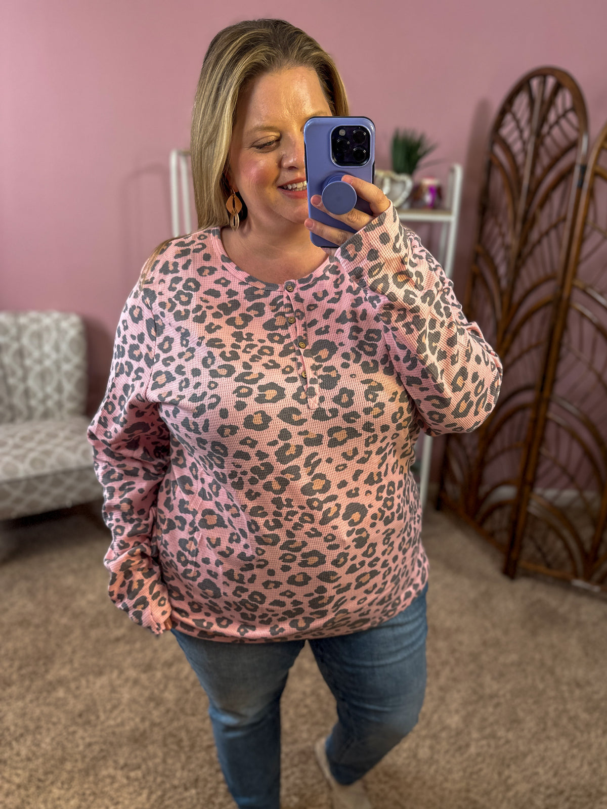 In the Wild Thermal Top - Pink