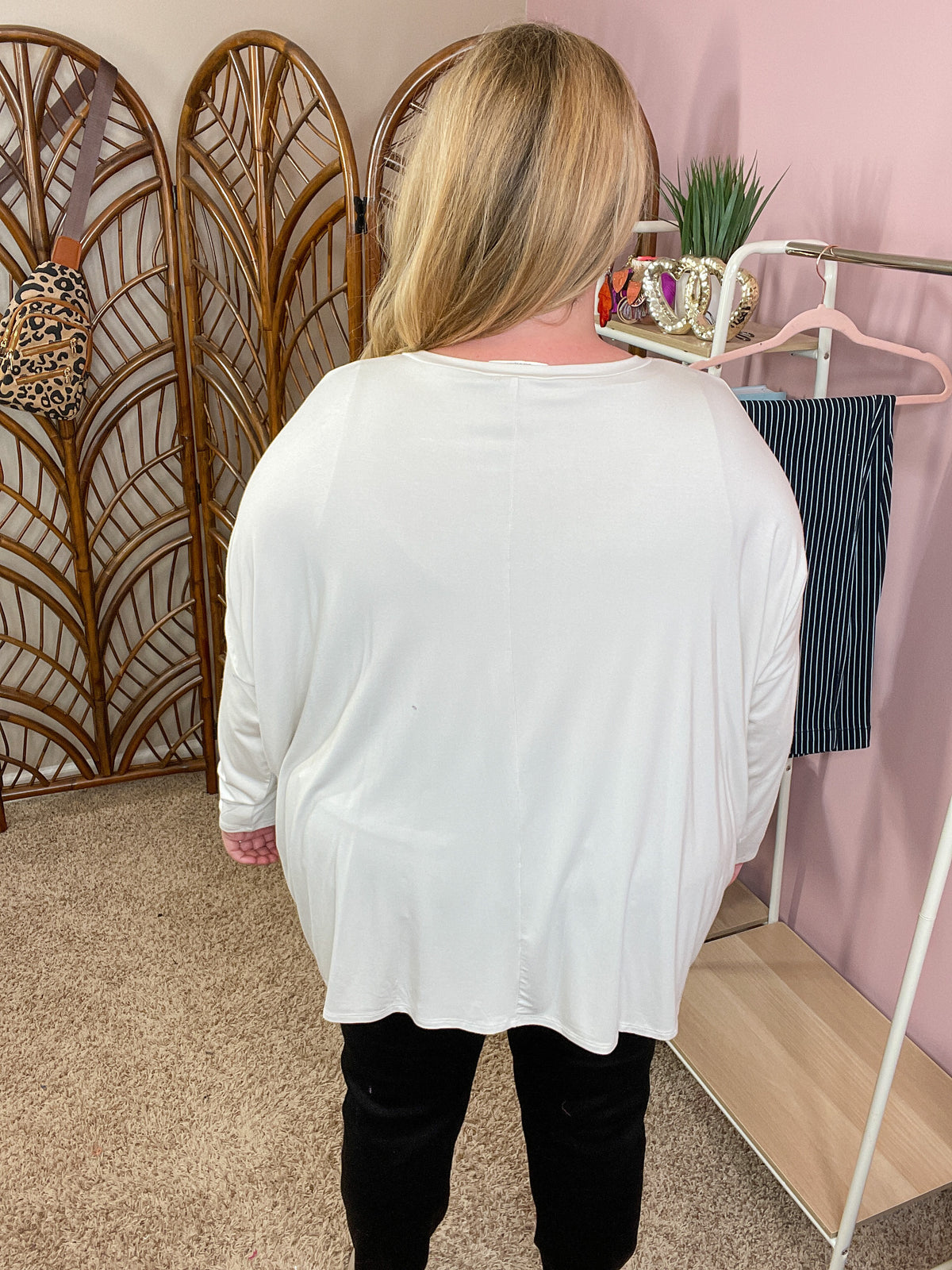 Comforts of Fall Slouchy Top - Bone