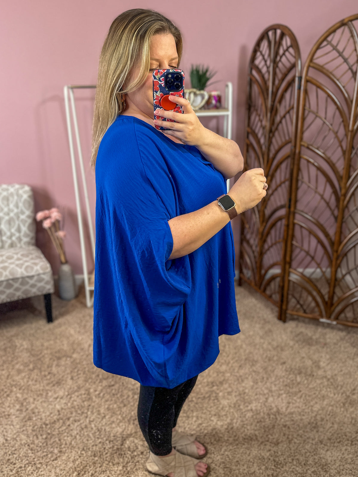 Everyday Dream Slouchy Top - Royal