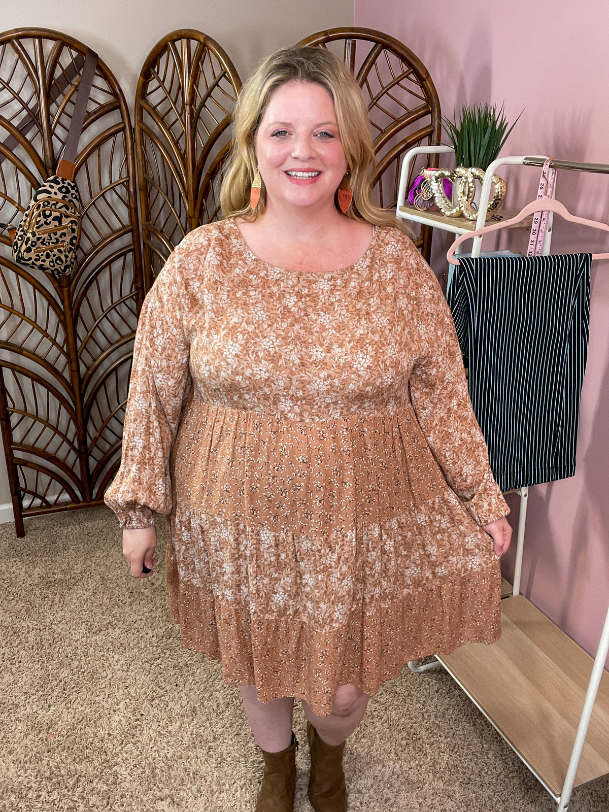 Night to Remember Dress - Dusty Peach