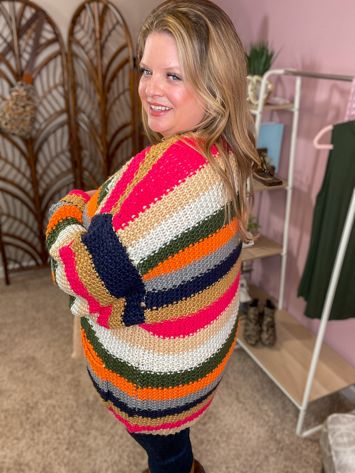 All About You Cardigan - Crochet Stripes