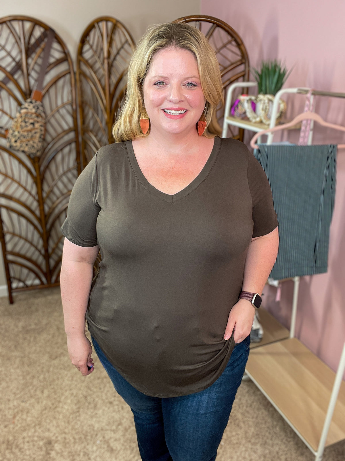 Basically Perfect Top - Olive