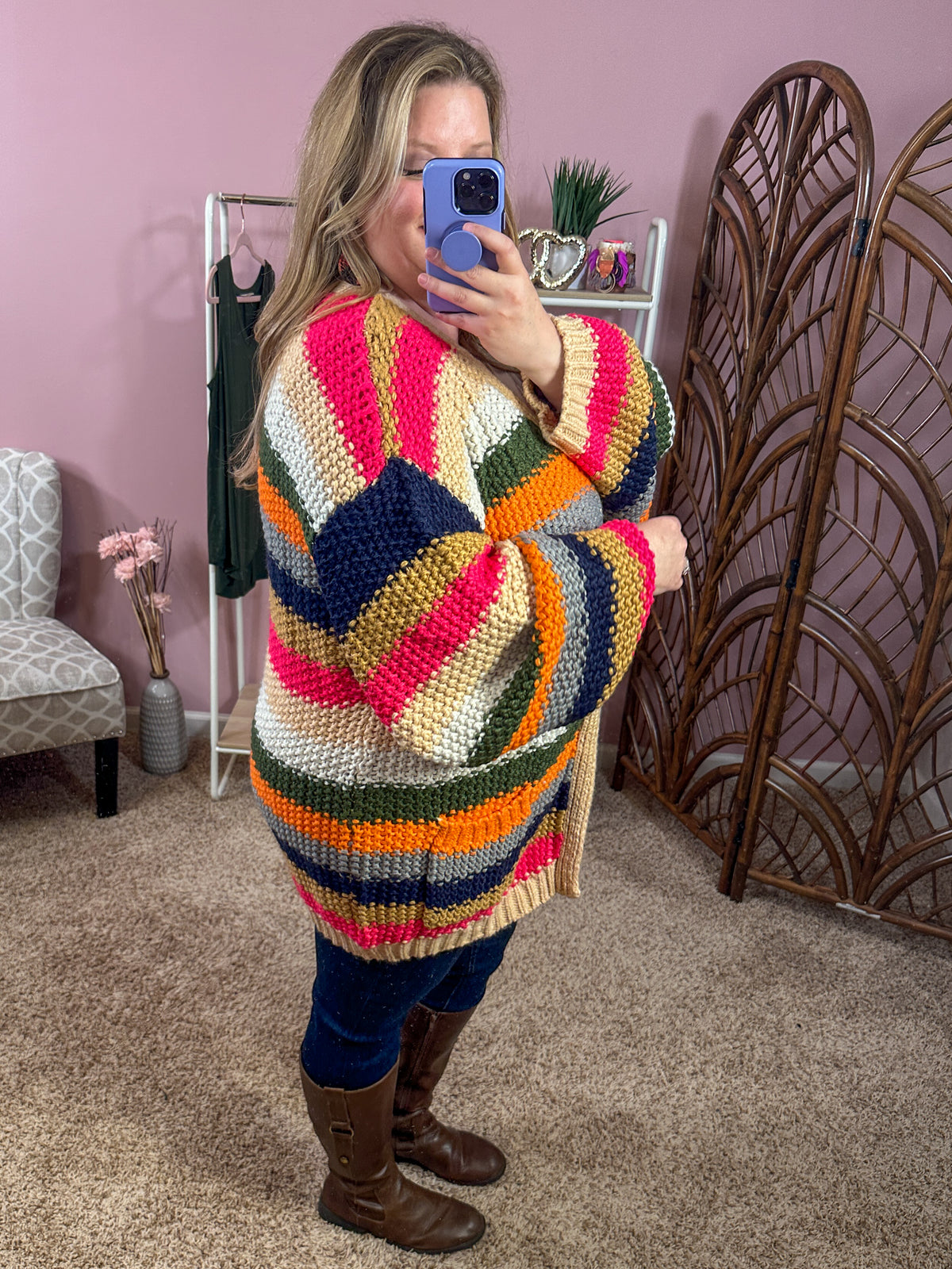 All About You Cardigan - Crochet Stripes