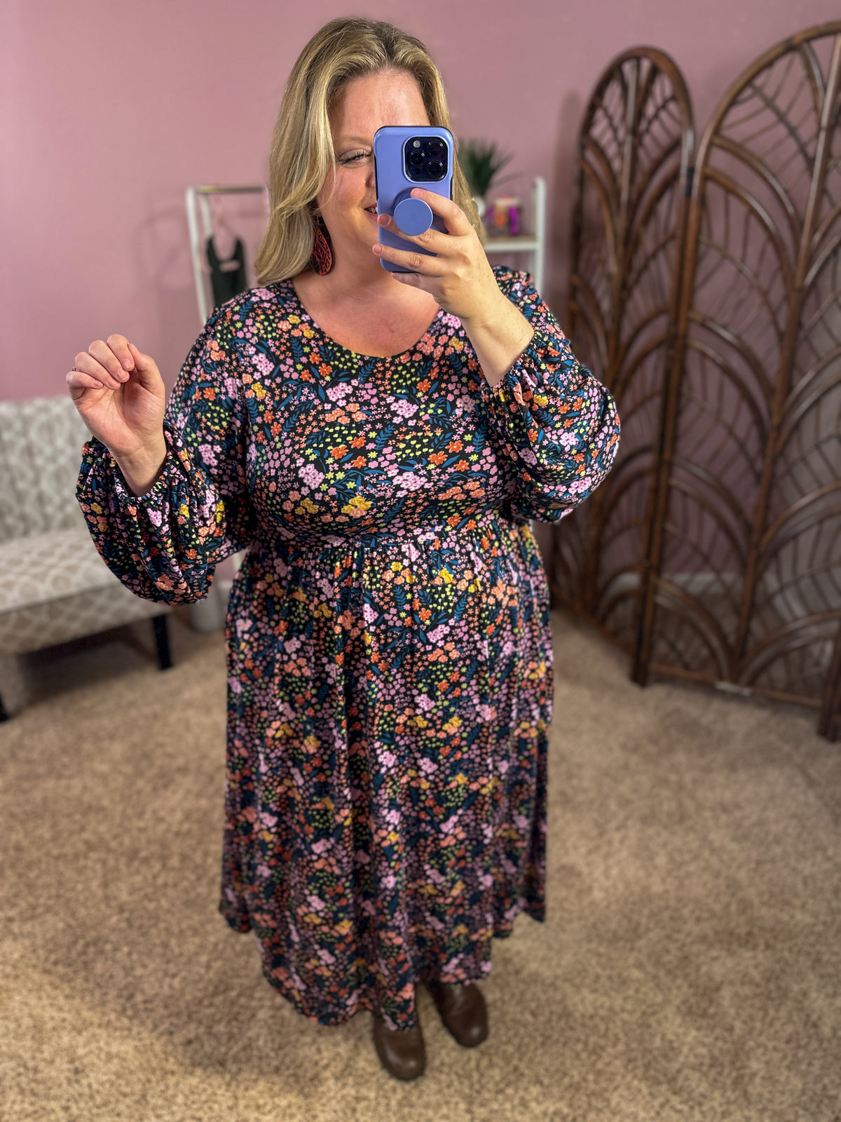All the Wonder Midi Dress - Black