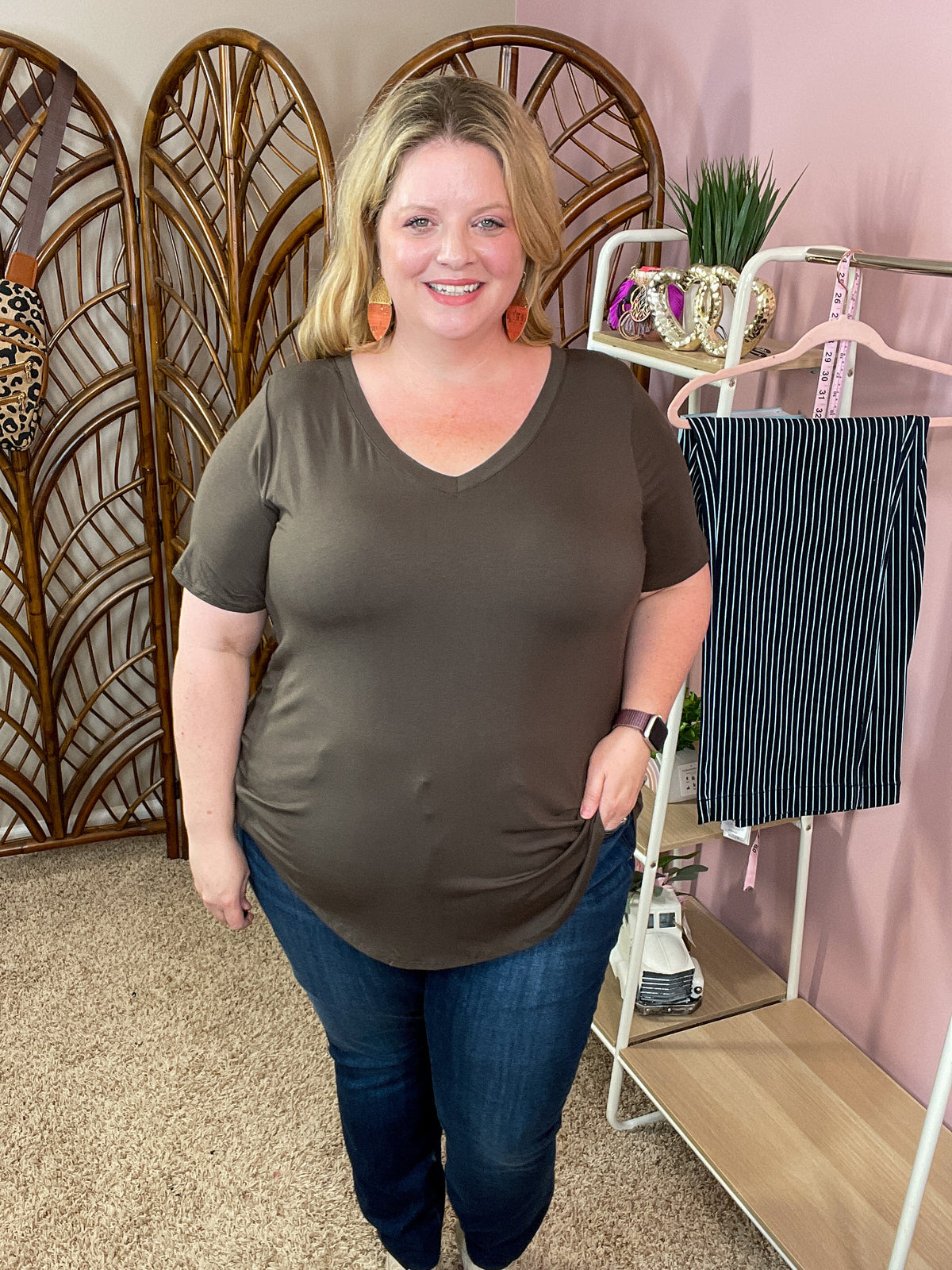 Basically Perfect Top - Olive
