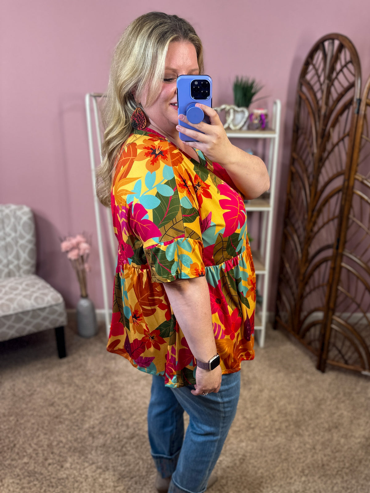 Ready for Anything Peplum Top - Fab Fall