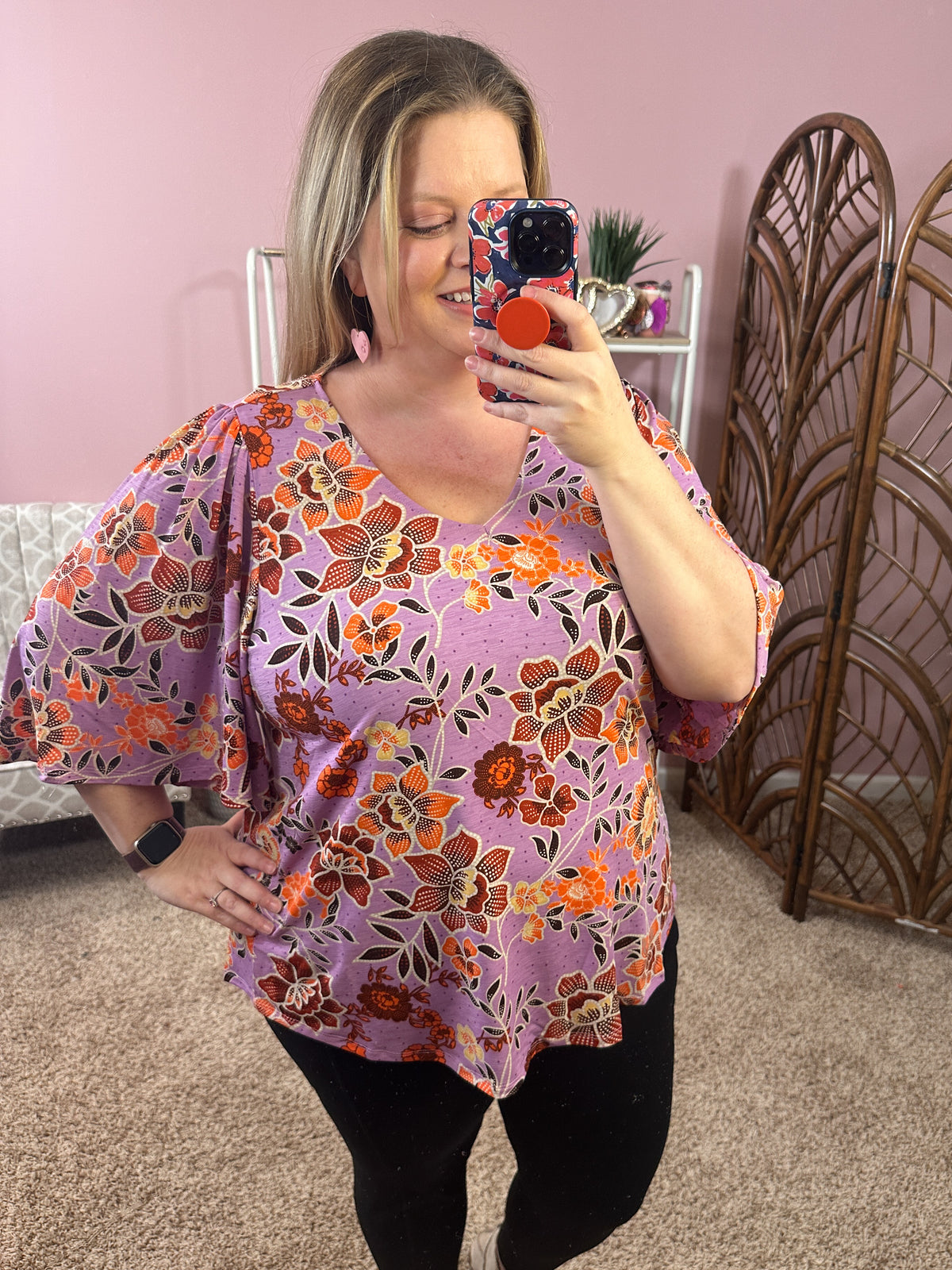 Just One Wish Top - Lavender