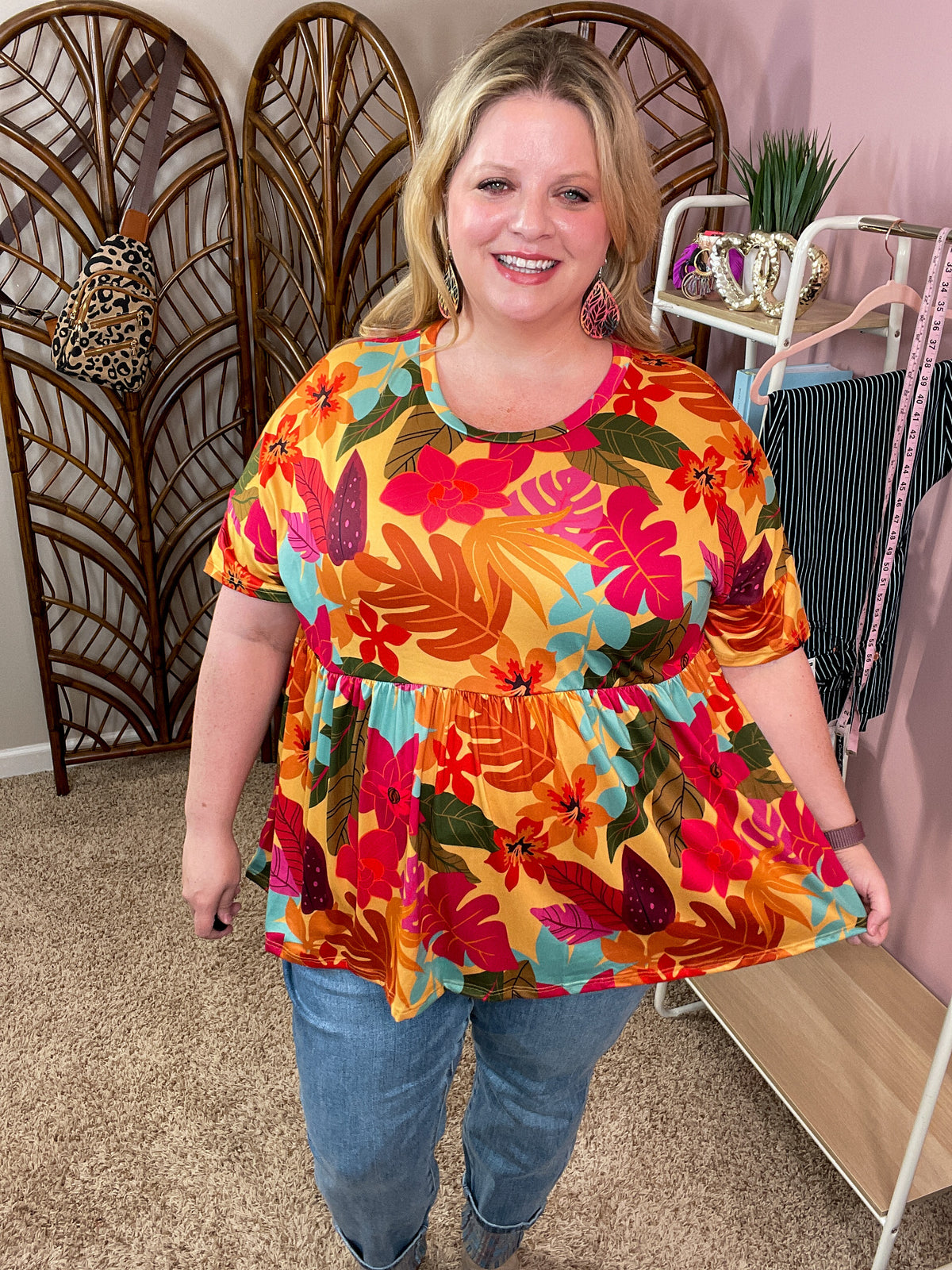 Ready for Anything Peplum Top - Fab Fall