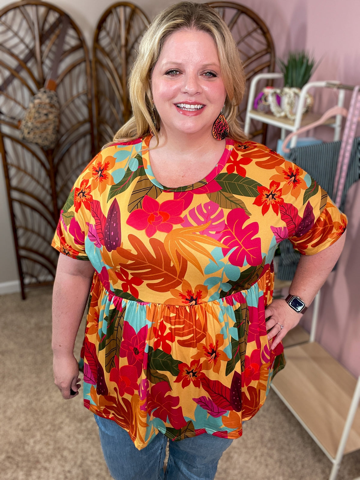 Ready for Anything Peplum Top - Fab Fall