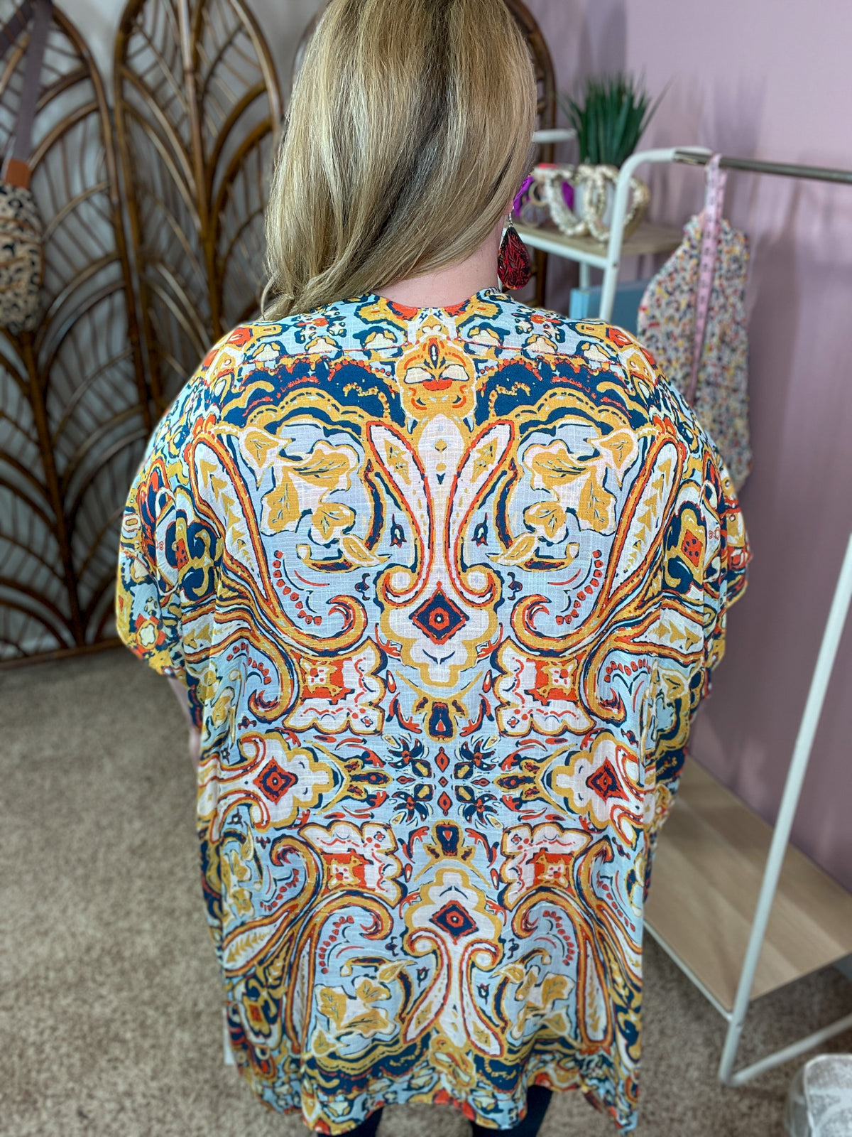 Statement Made Kimono - Gold Rush