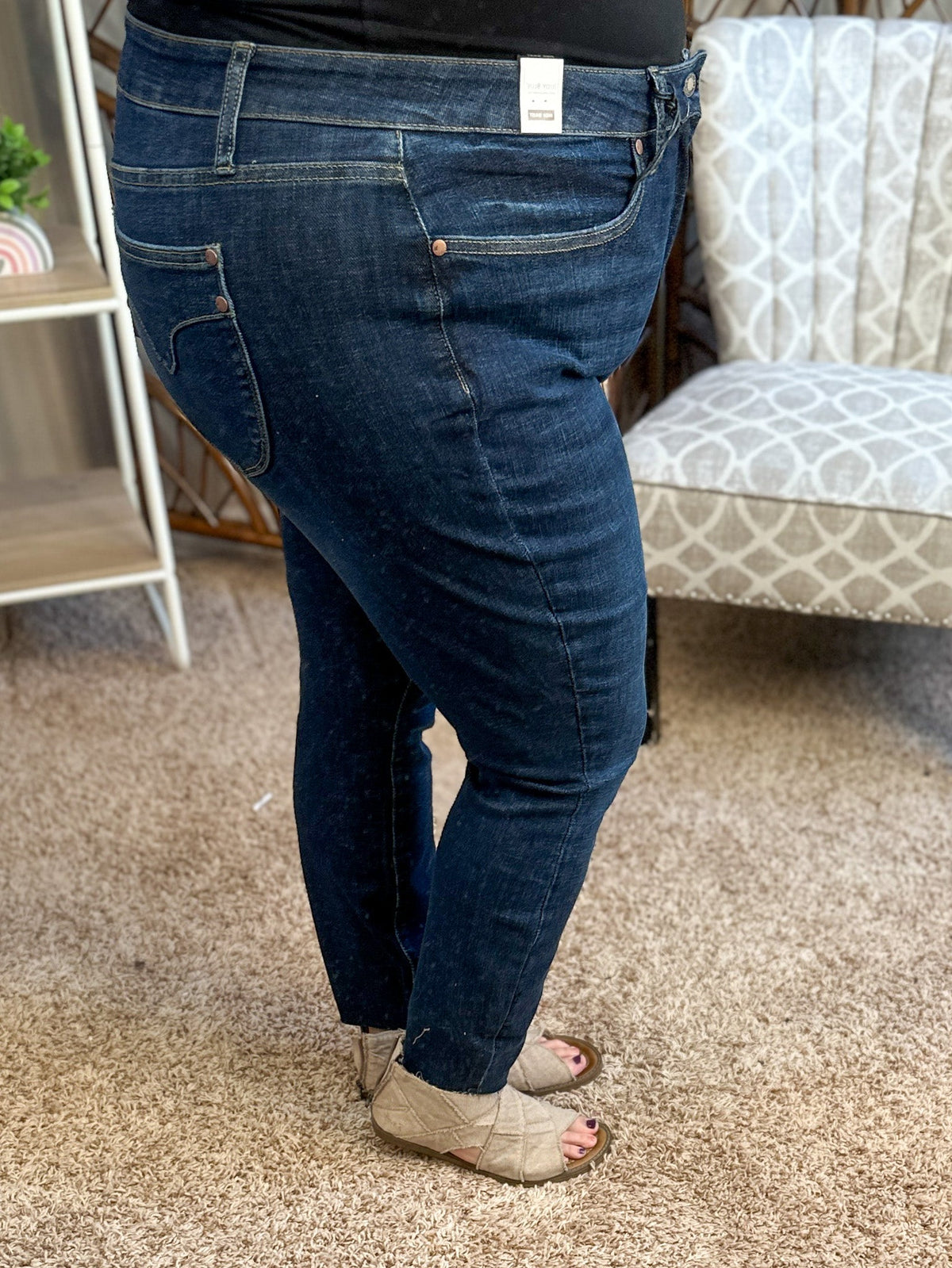 Watch Me Leave Tummy Control Judy Blue Jeans - Restocked!