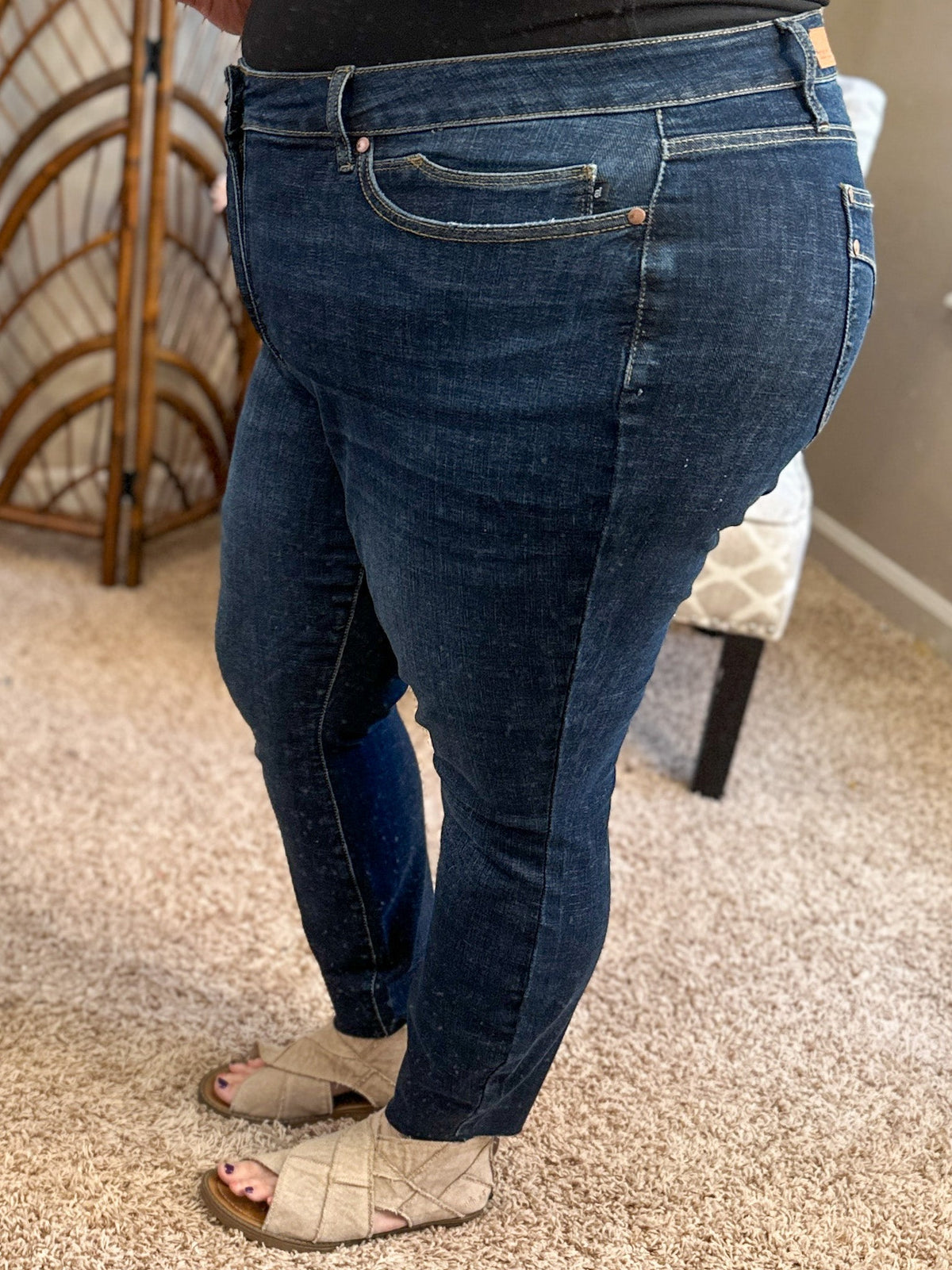 Watch Me Leave Tummy Control Judy Blue Jeans - Restocked!