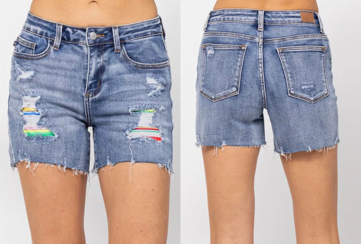Serape Shorts - Judy Blue