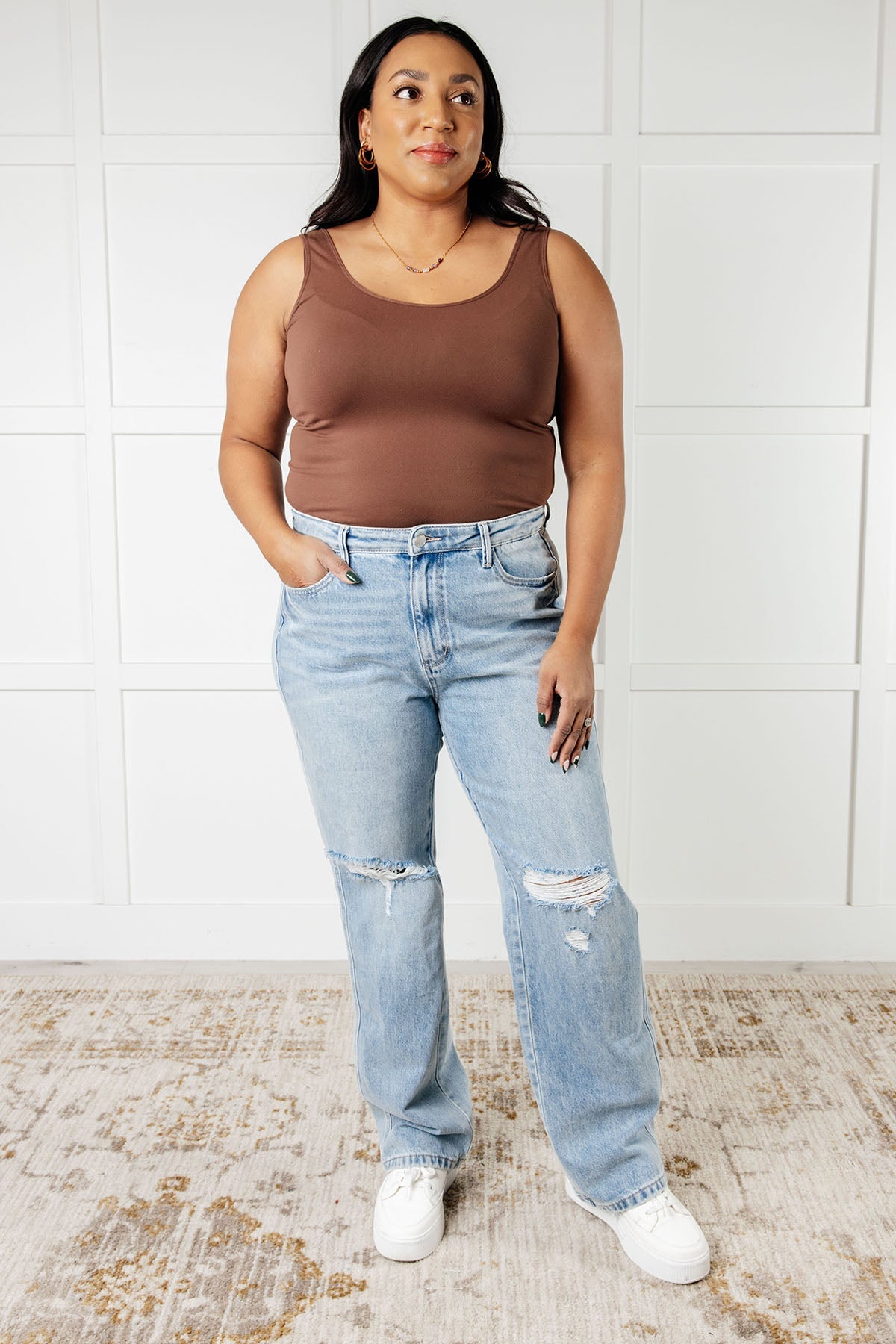 Patricia High Rise Rigid Magic 90&#39;s Straight Jeans