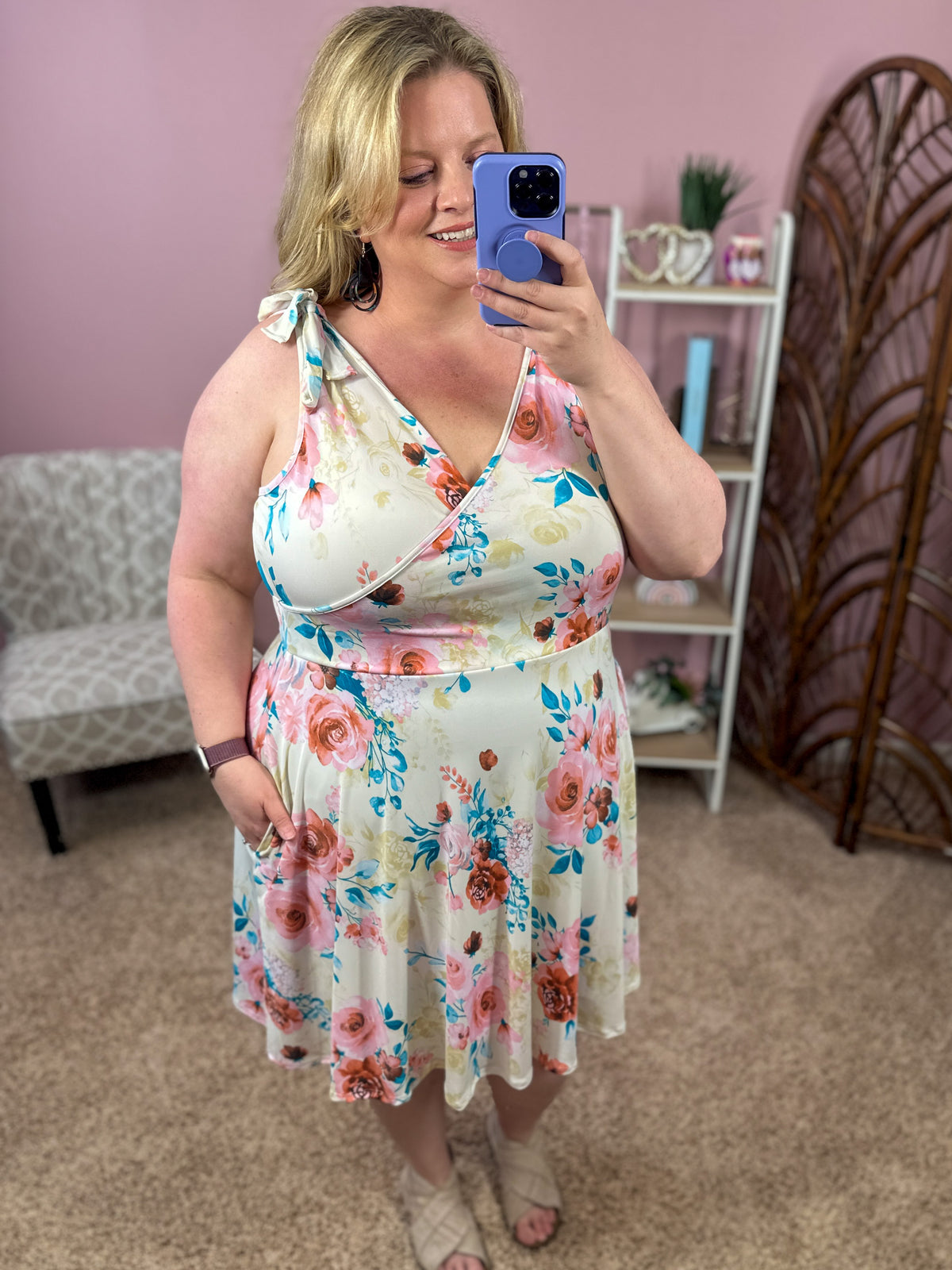 Diamond in the Sky Dress - Cream