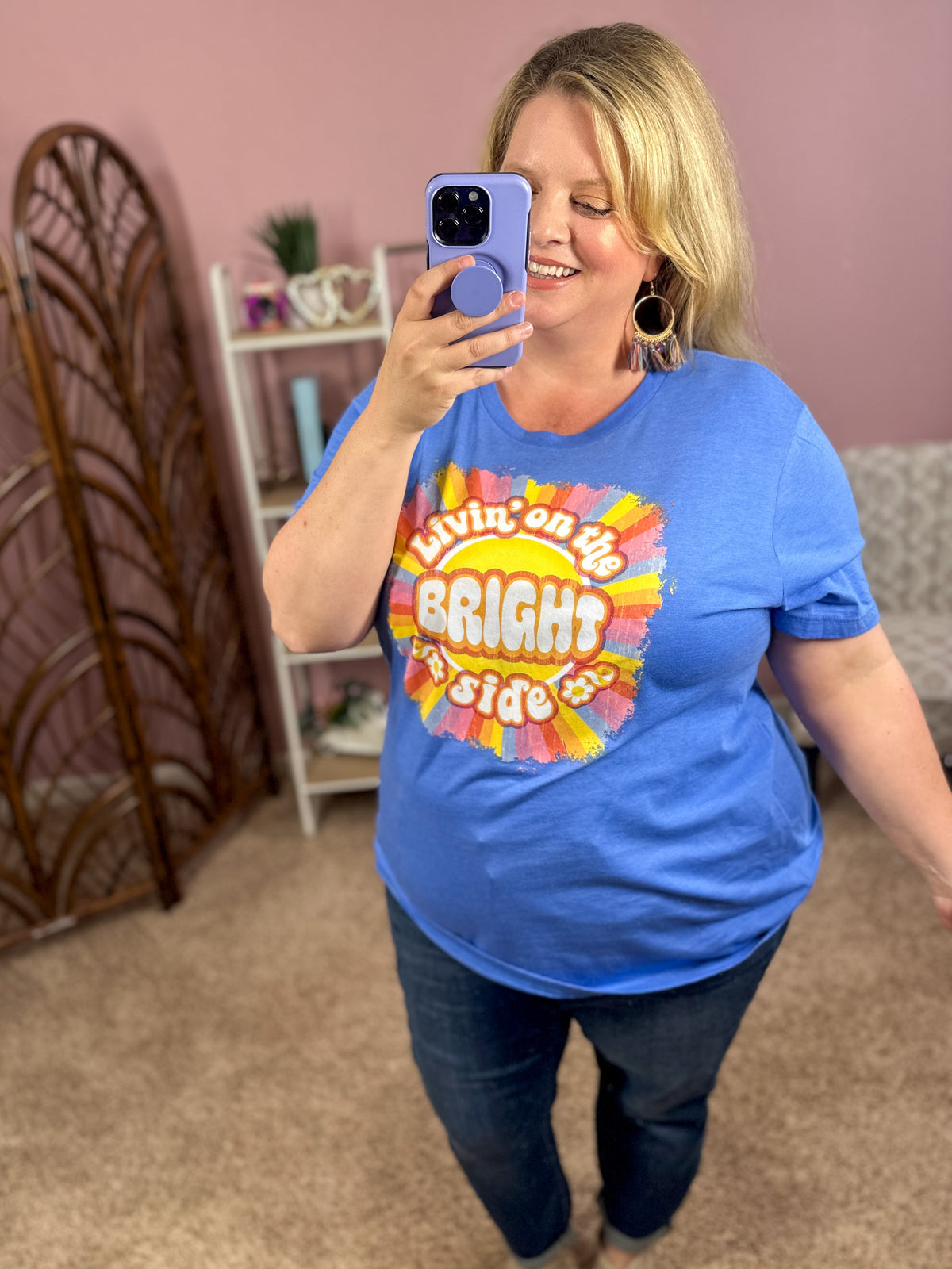 Livin&#39; on the Bright Side Graphic Tee