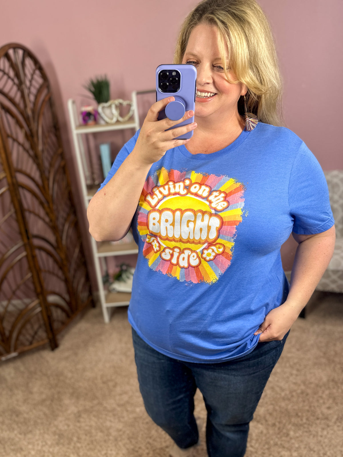 Livin&#39; on the Bright Side Graphic Tee