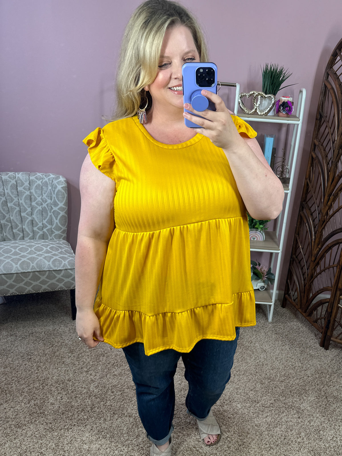 Picture This Top - Canary Yellow