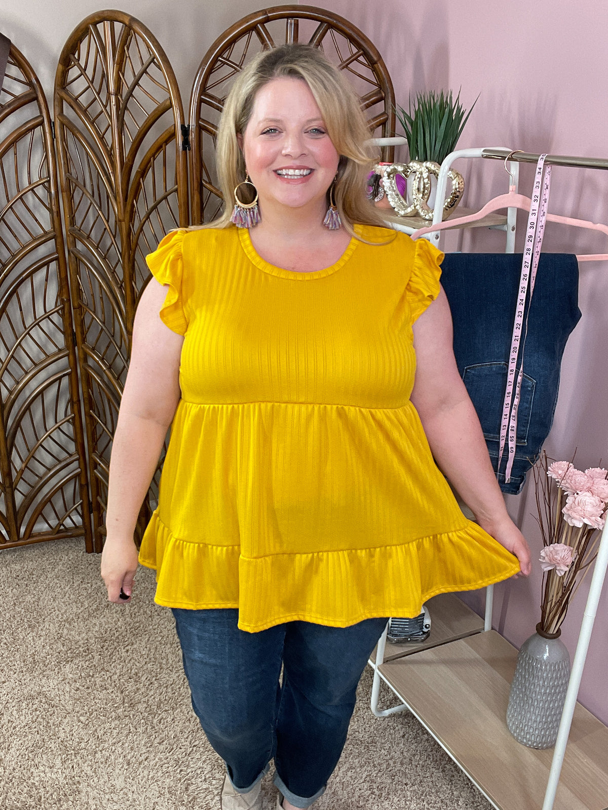 Picture This Top - Canary Yellow