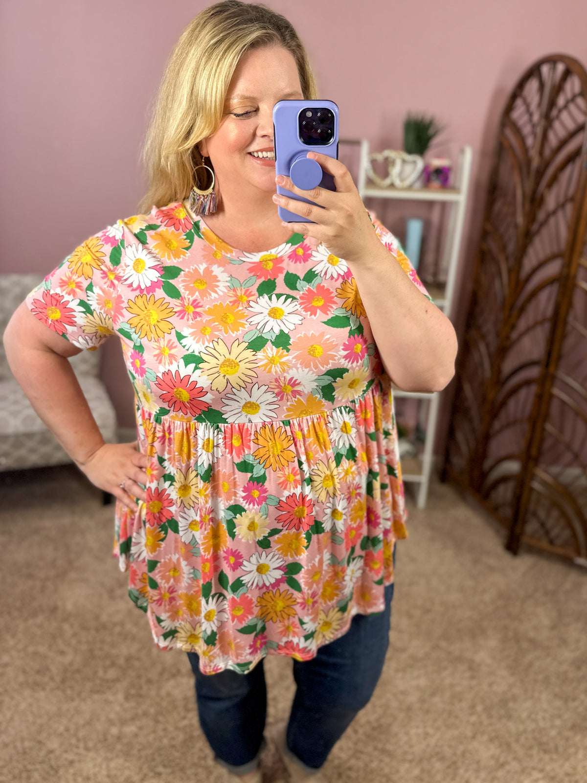Following Your Lead Babydoll Tunic