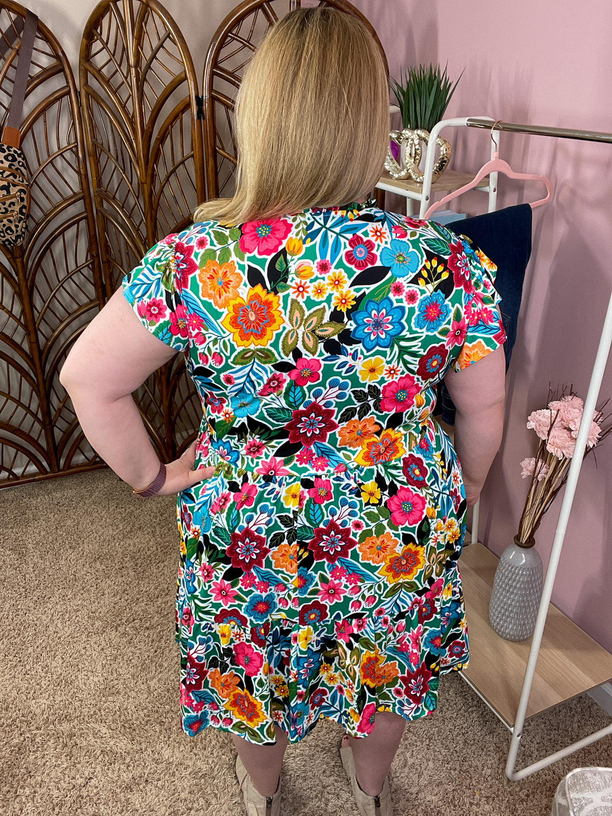 Stroll Through the Garden Dress w/Pockets