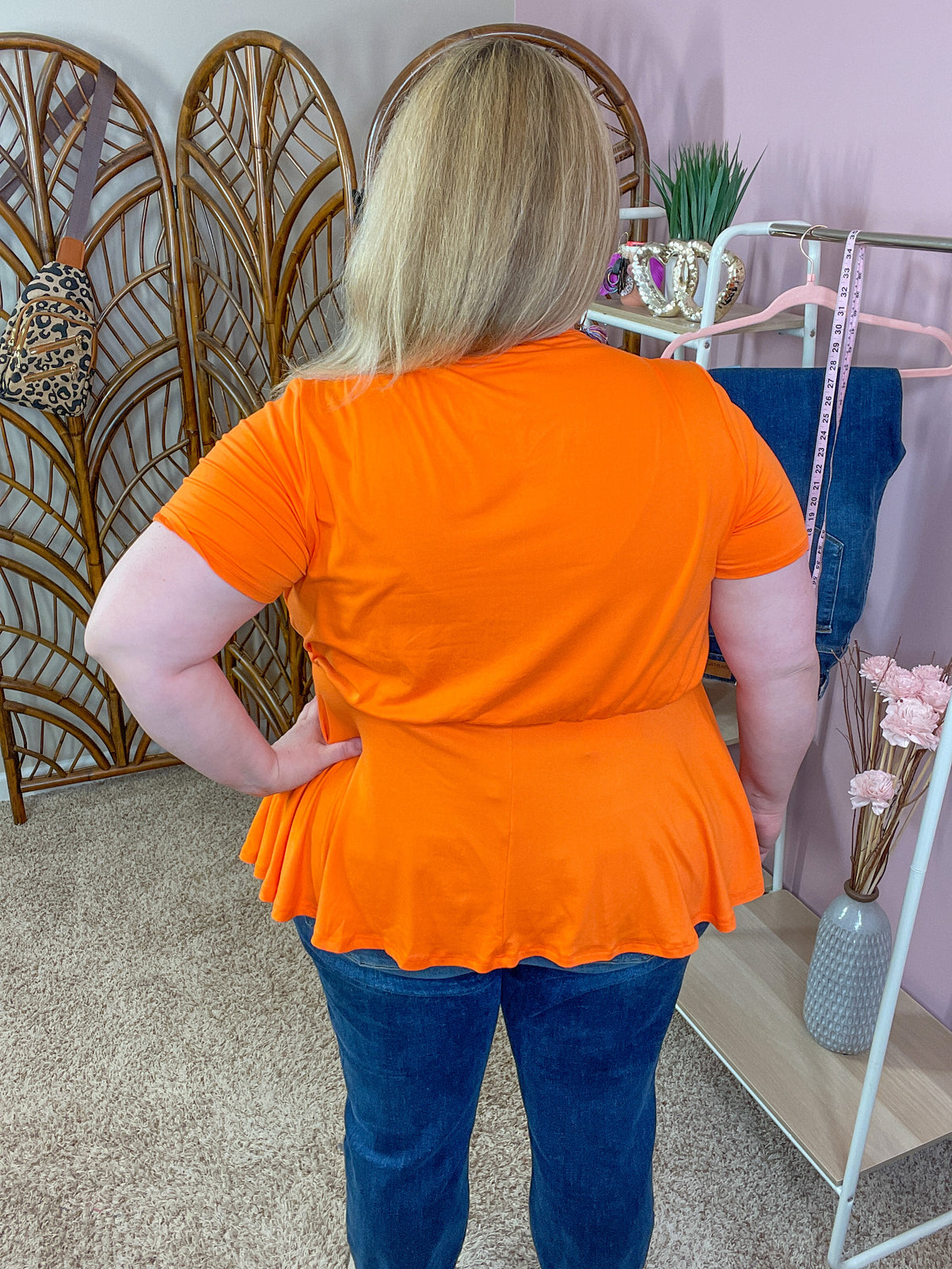 Wrapped Up Inside Top - Vols Orange