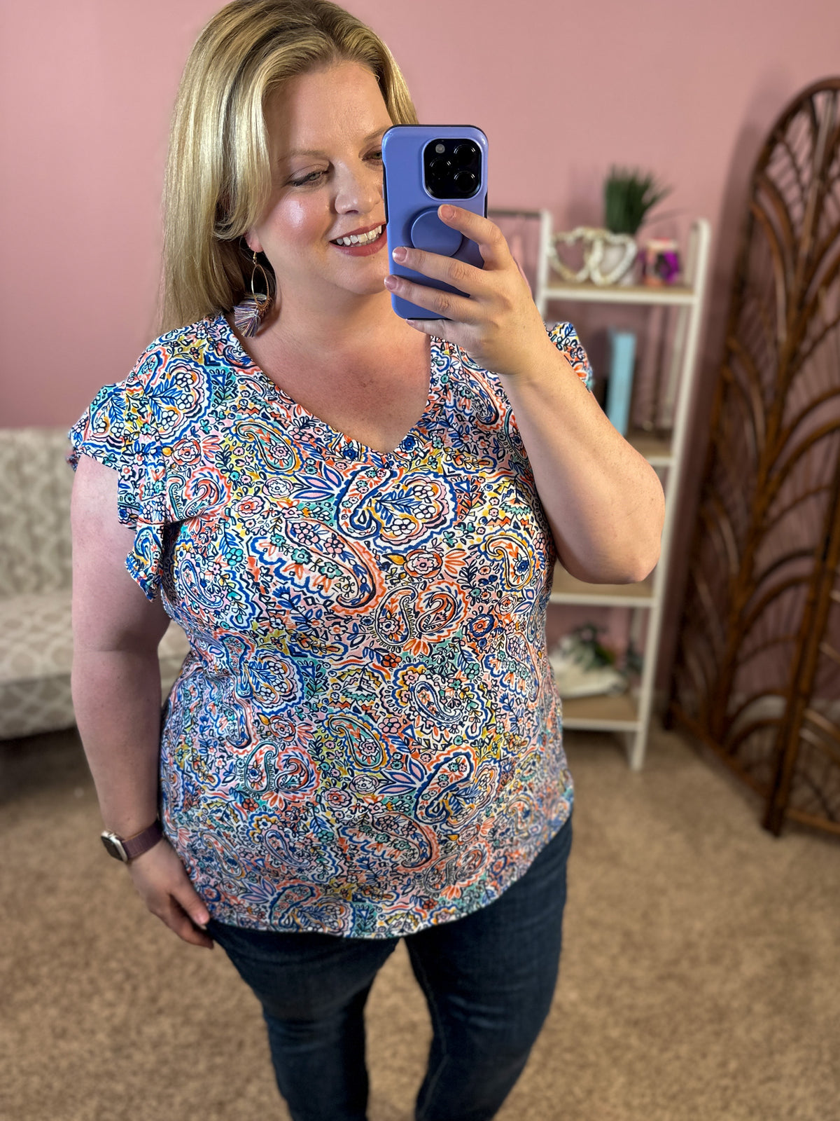 Wishing You Well Paisley Top