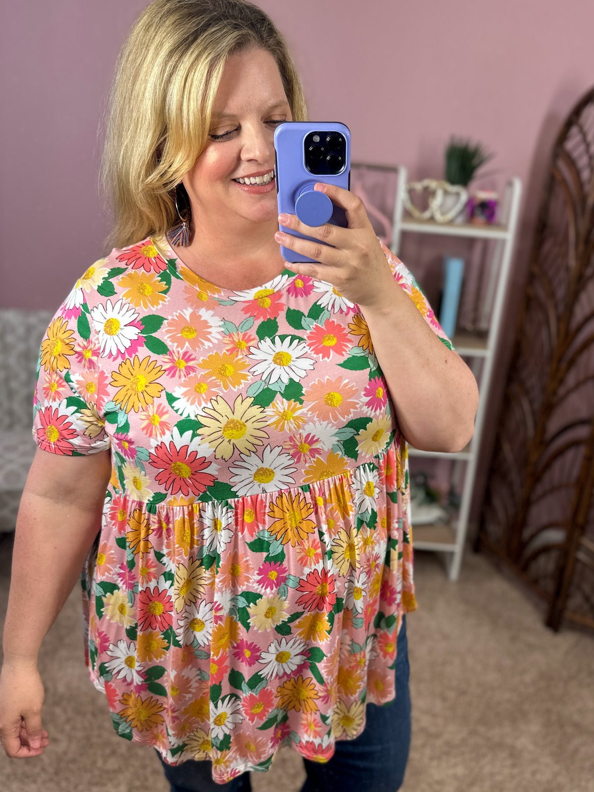 Following Your Lead Babydoll Tunic