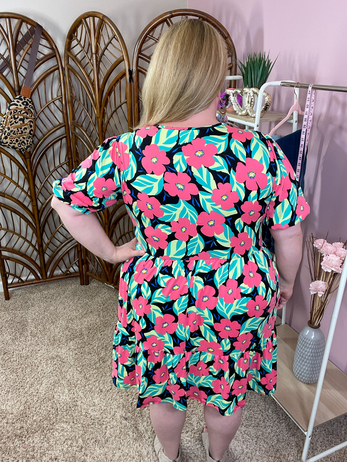 Find the Real Thing Tiered Dress - Tropical Floral