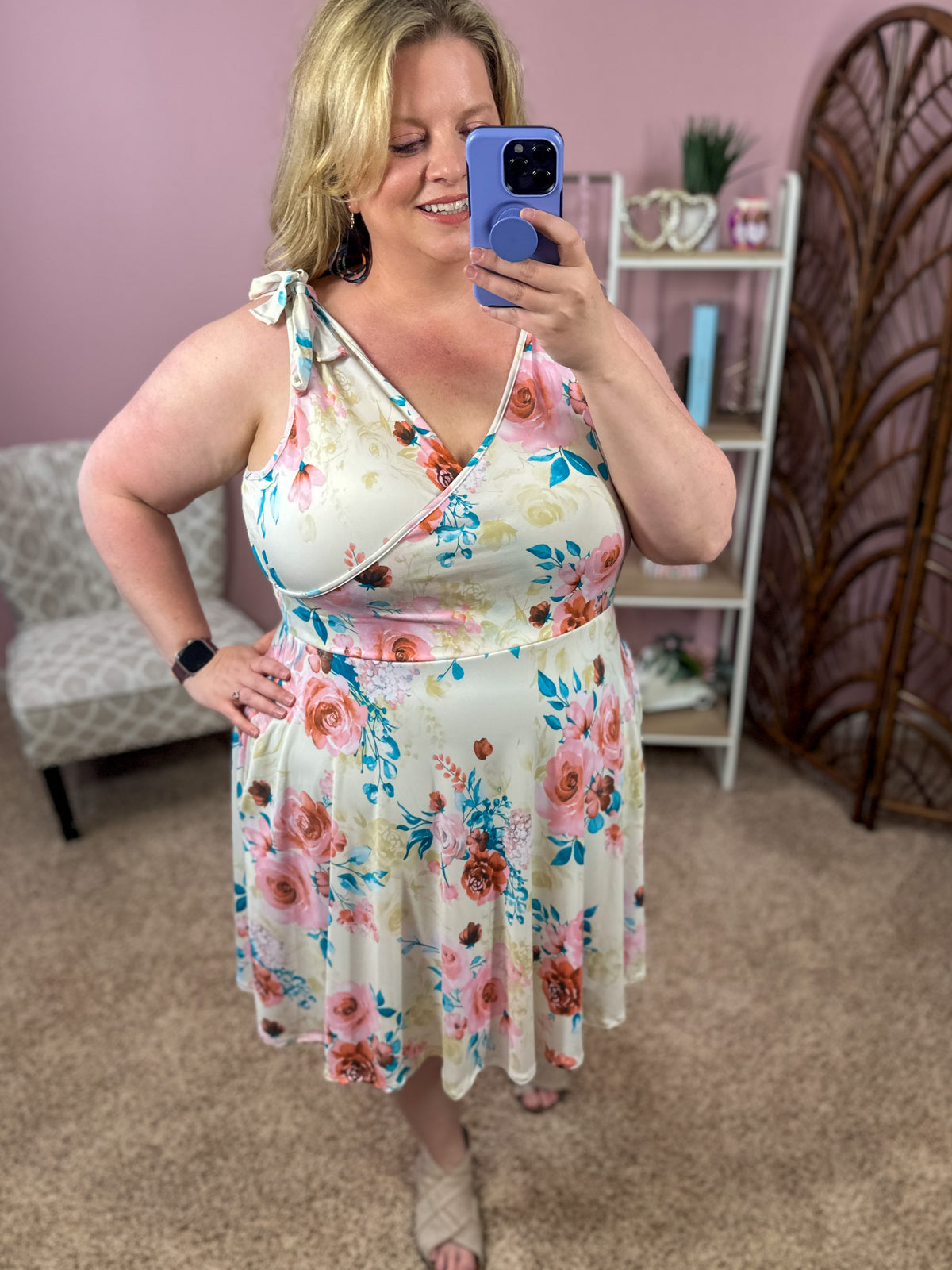 Diamond in the Sky Dress - Cream