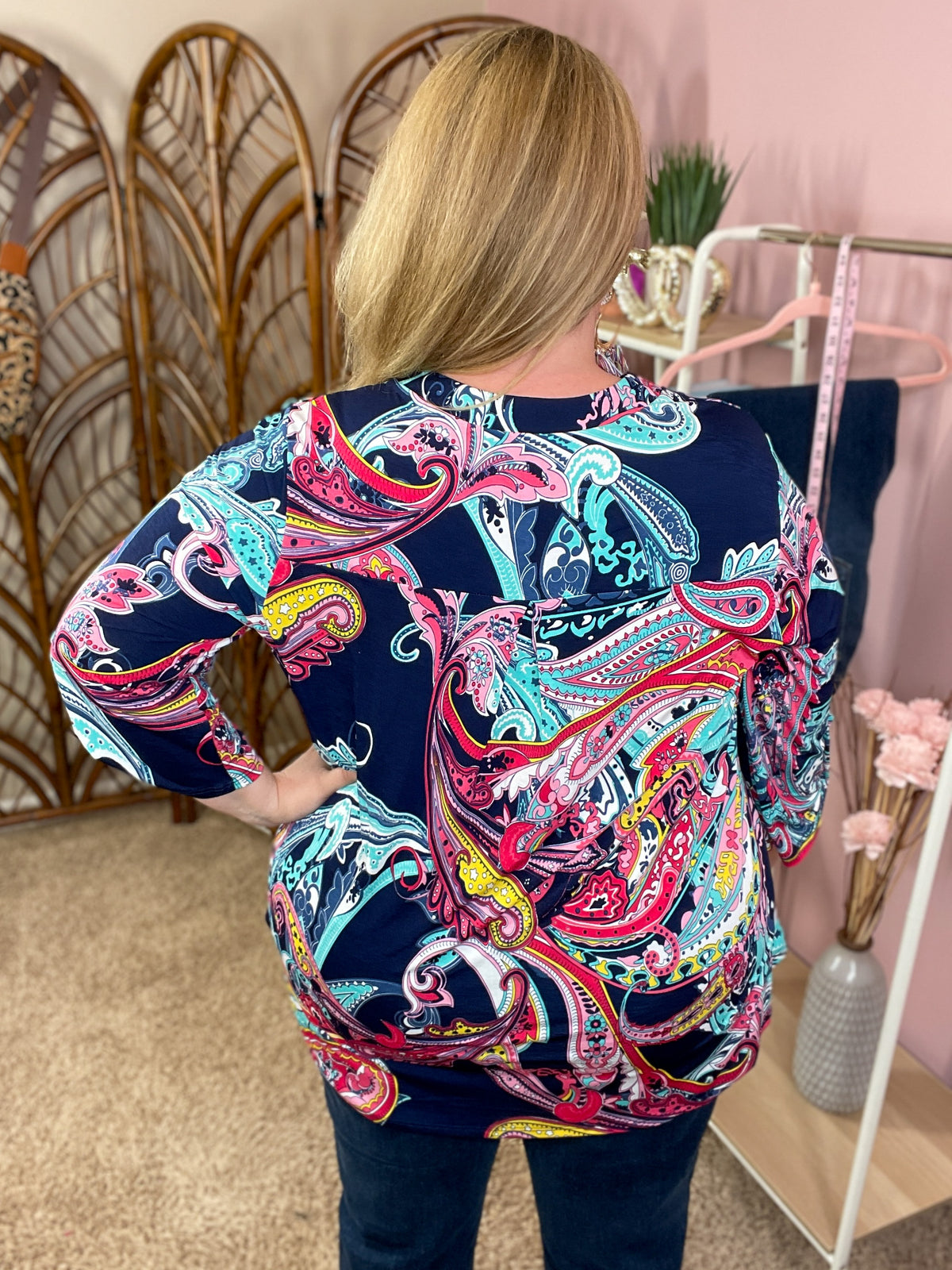 Always a Sure Thing Top - Navy Mix