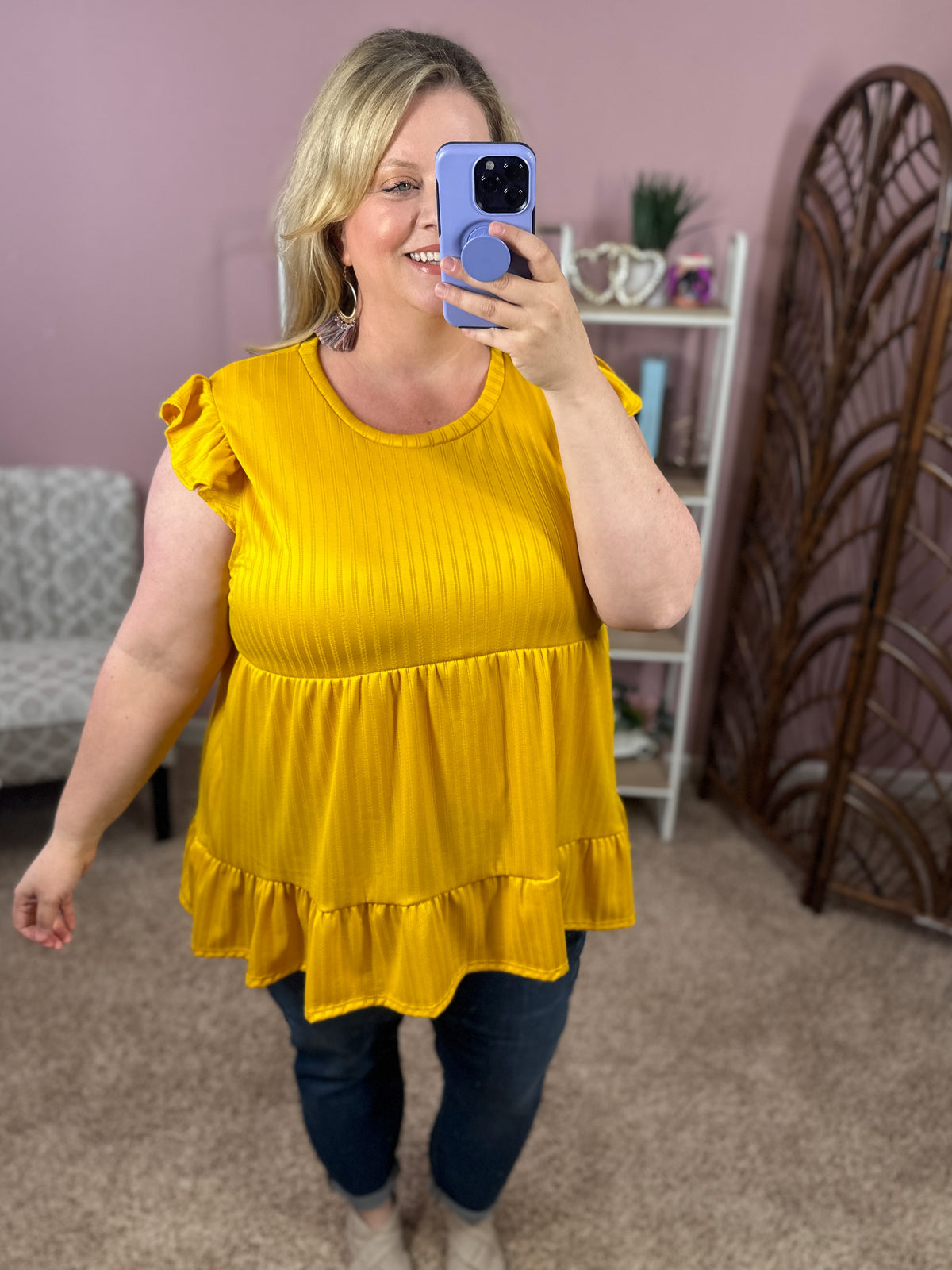 Picture This Top - Canary Yellow