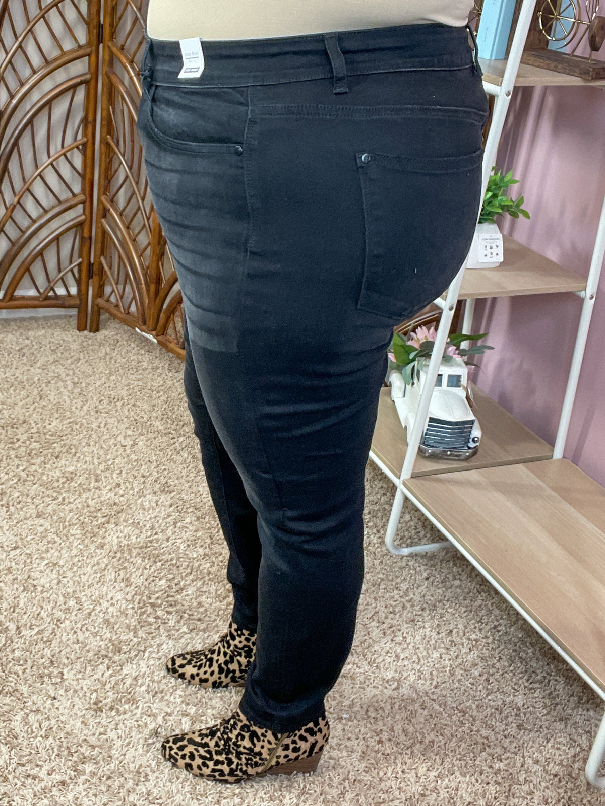 All Buttoned Up Jeans - Judy Blue - Grated Black