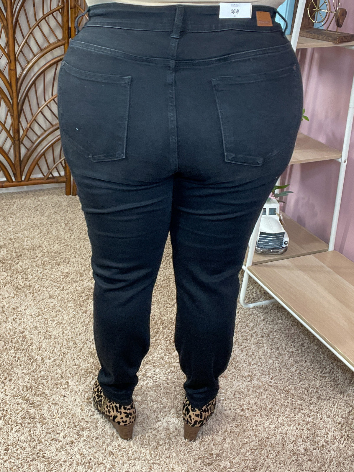 All Buttoned Up Jeans - Judy Blue - Grated Black