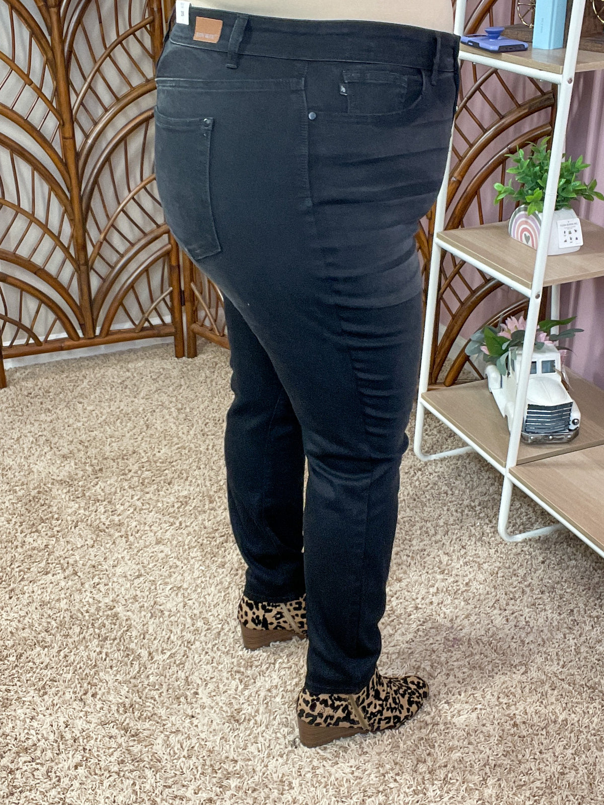All Buttoned Up Jeans - Judy Blue - Grated Black