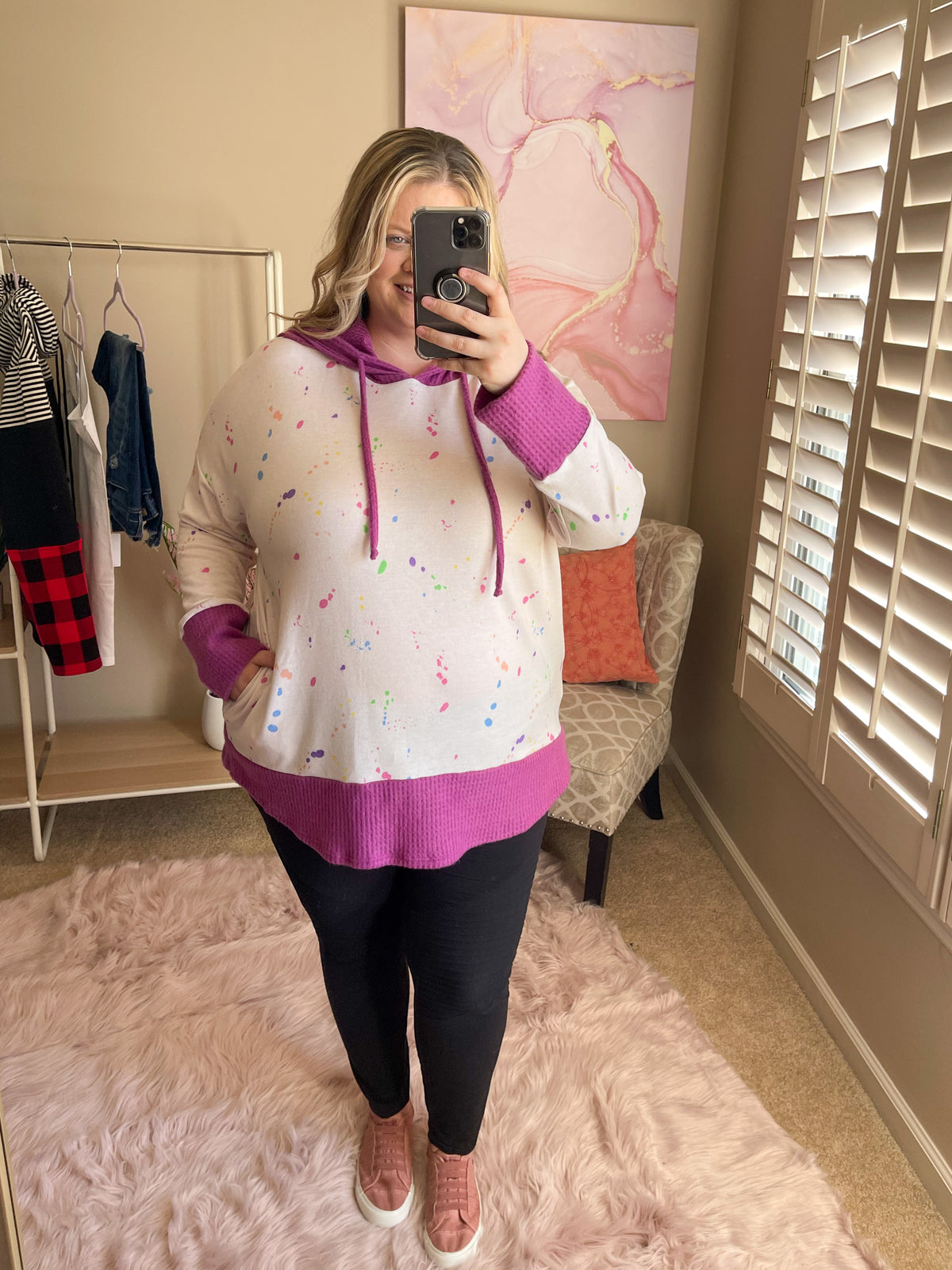 Big Hair, Don&#39;t Care Hooded Pullover