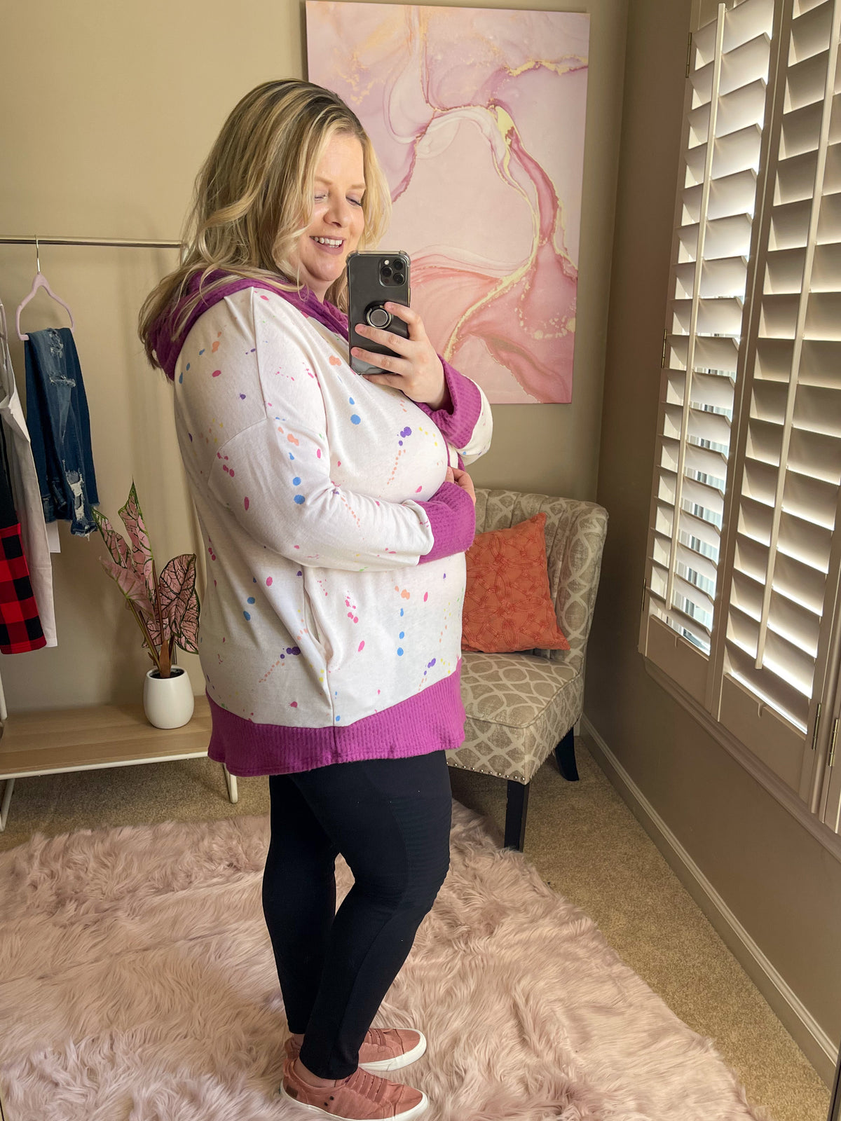 Big Hair, Don&#39;t Care Hooded Pullover