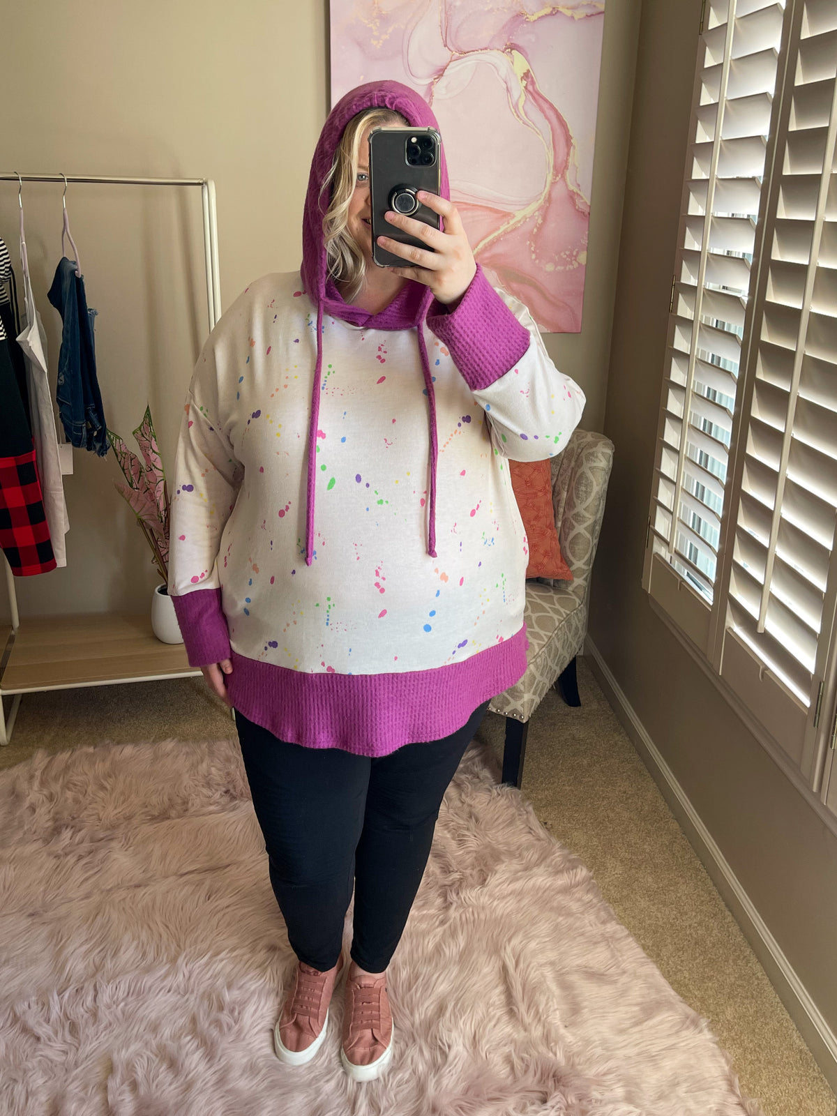 Big Hair, Don&#39;t Care Hooded Pullover