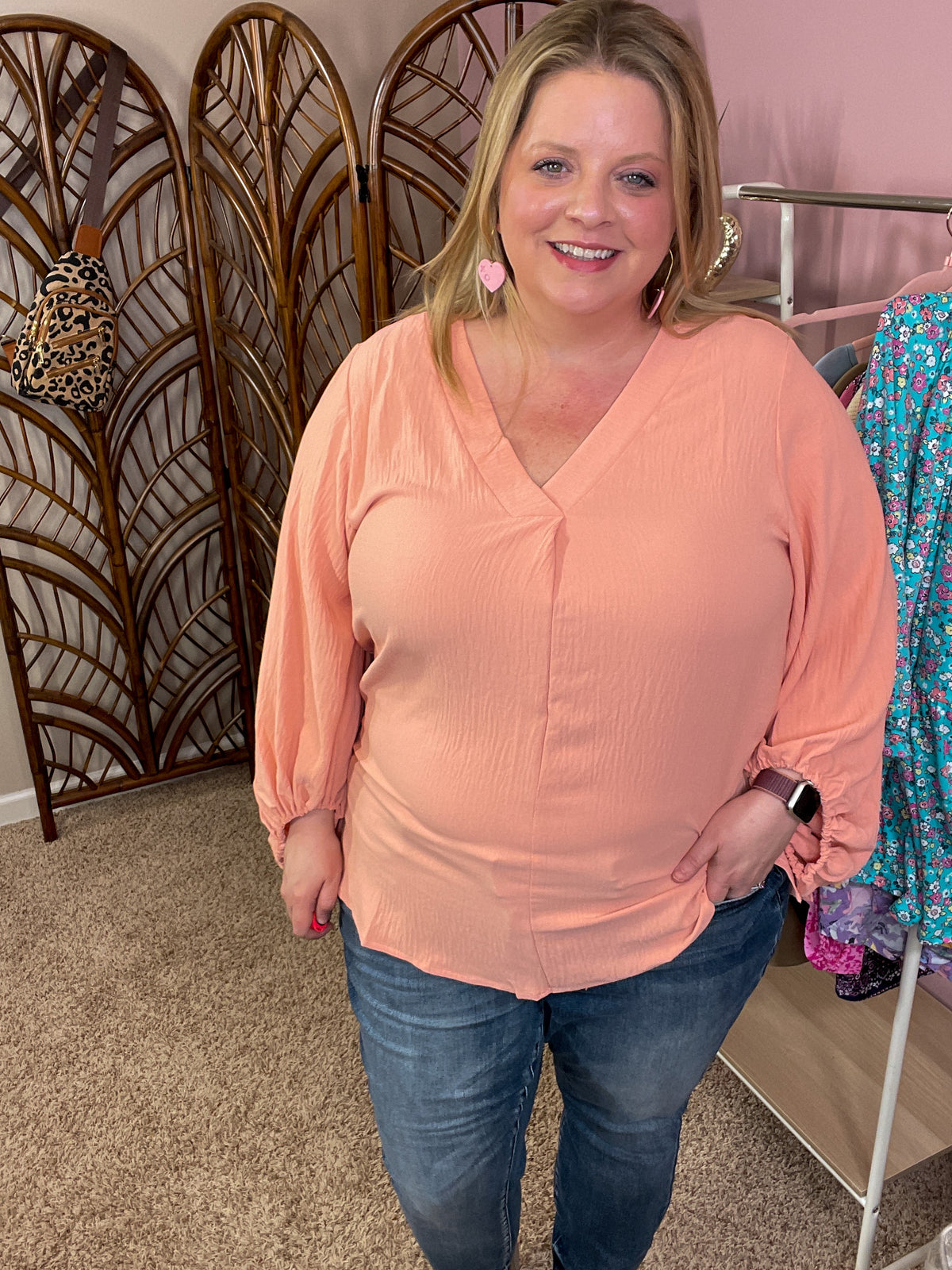 Pretty Special Top - Peachy