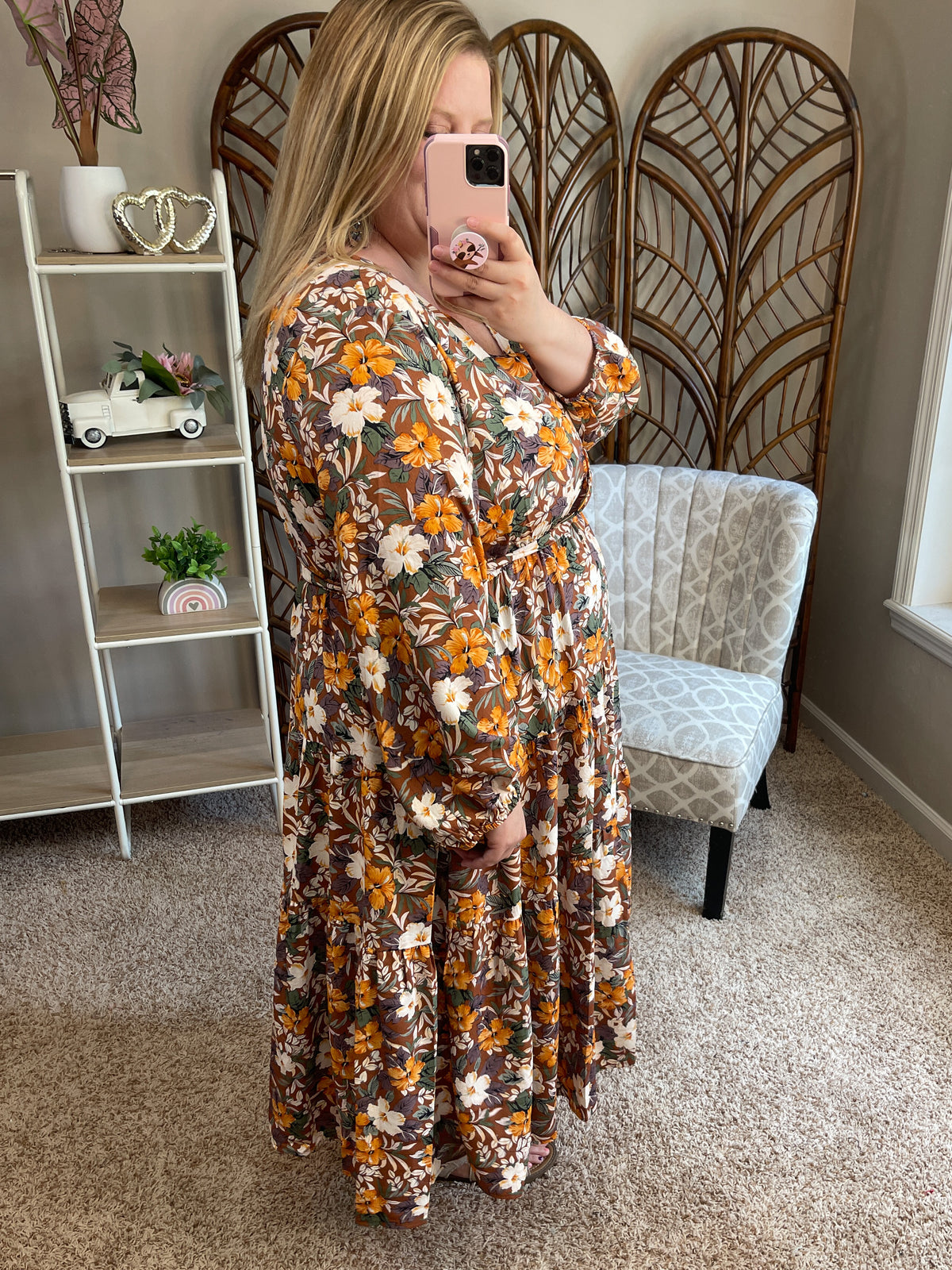 Queen for the Day Dress - Fall Florals