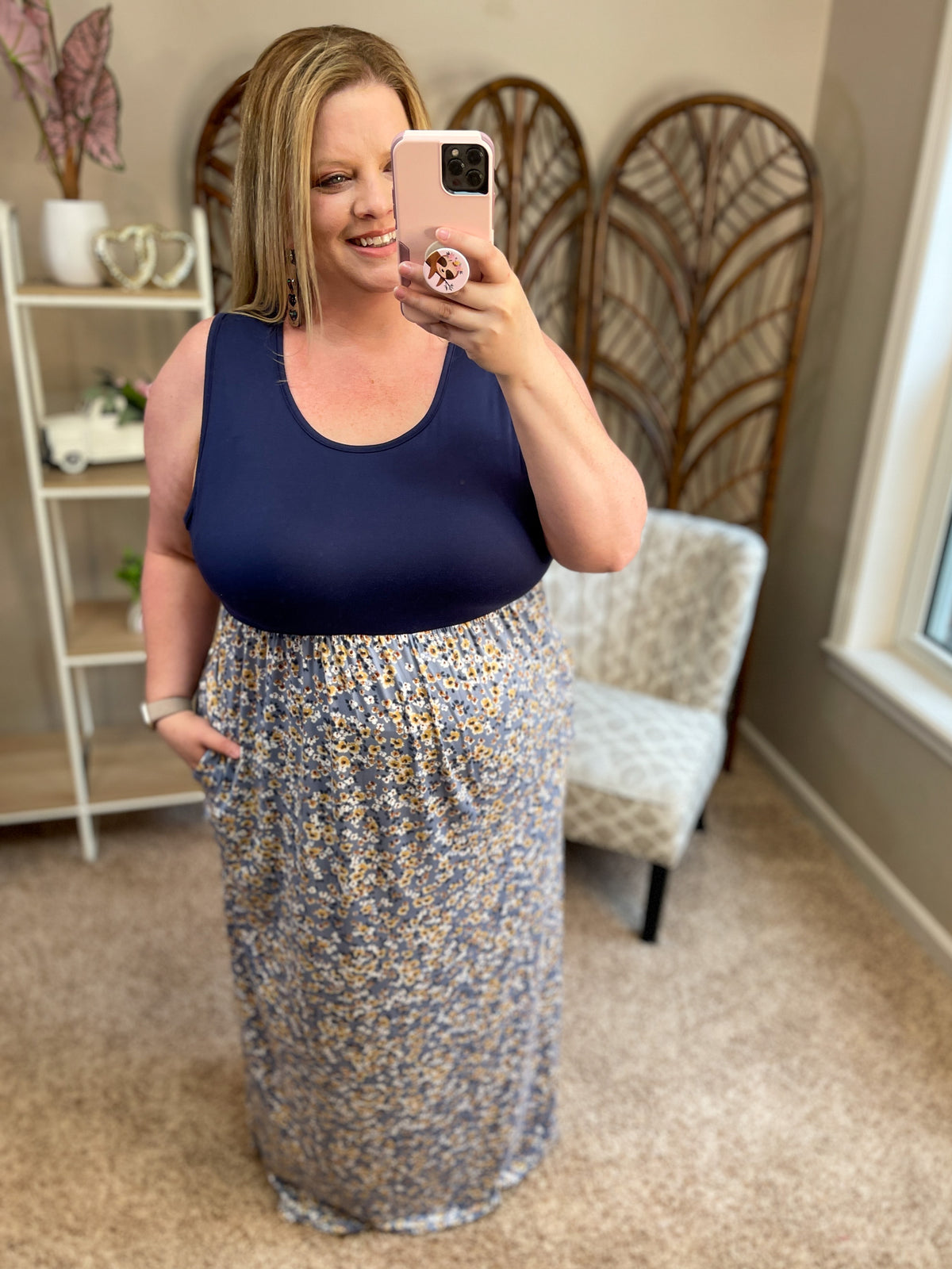 Tell Me About It Maxi Dress w/Pockets