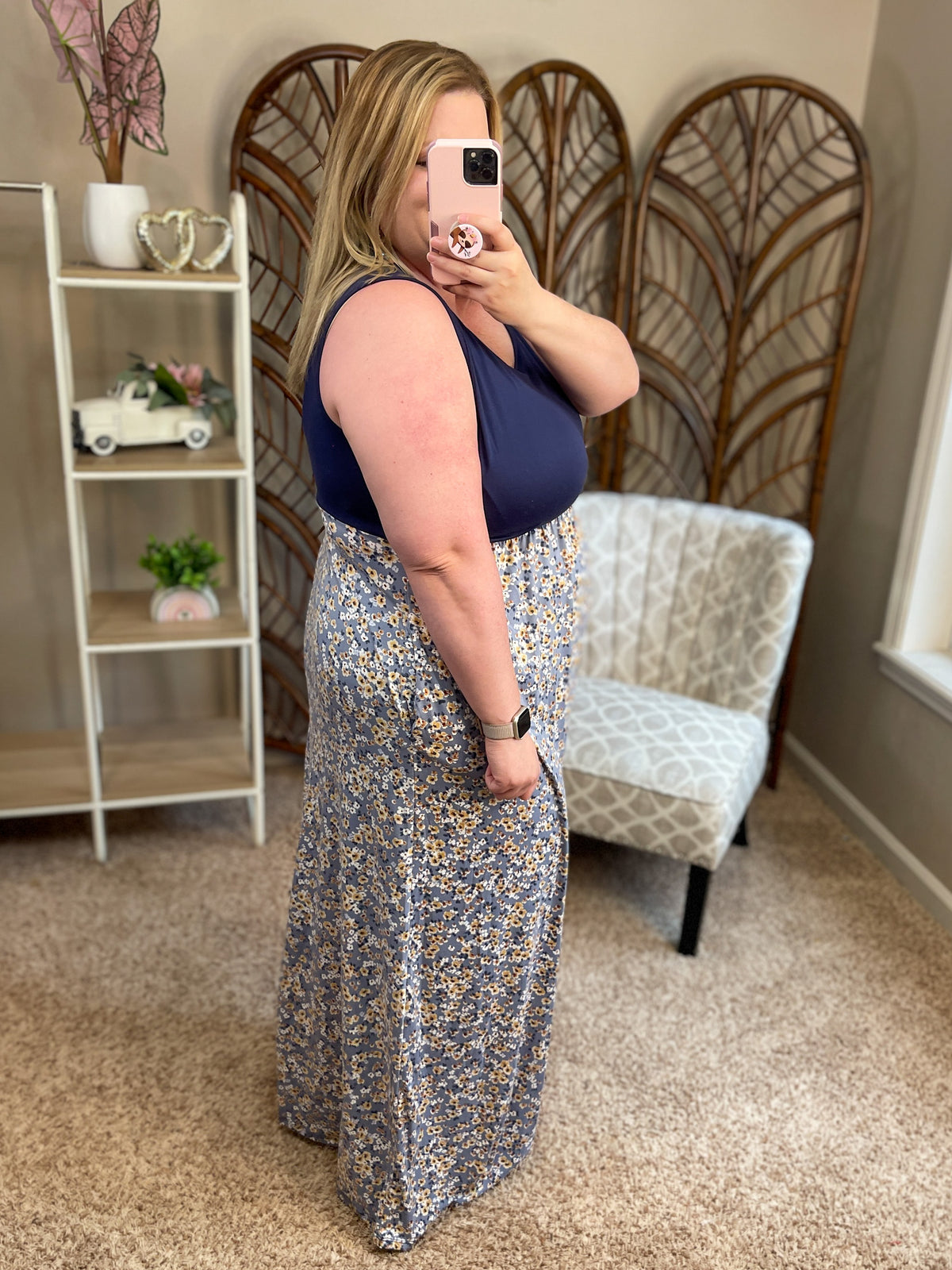Tell Me About It Maxi Dress w/Pockets