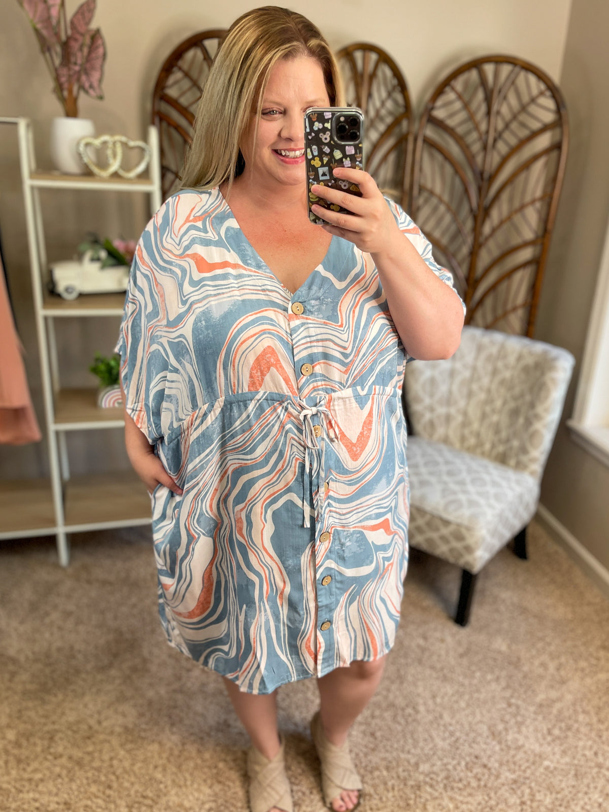 Hawaiian Roller Coaster Dress