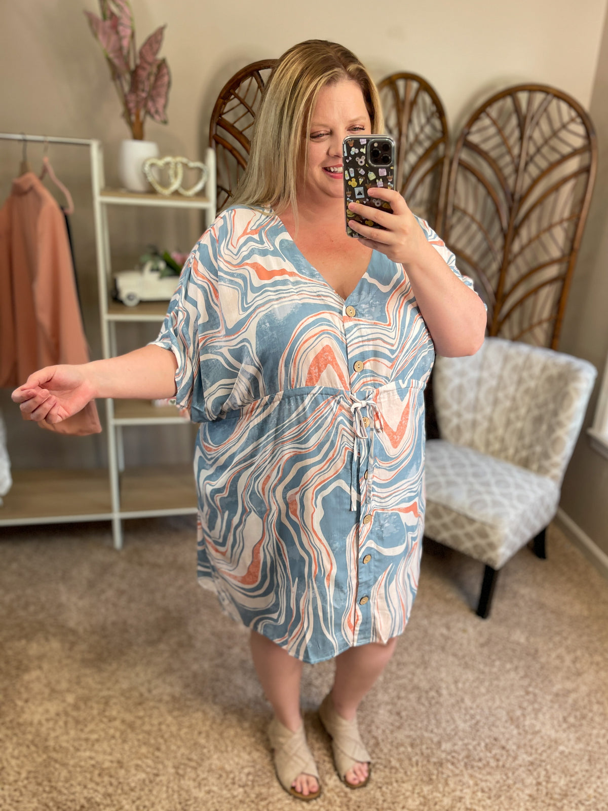 Hawaiian Roller Coaster Dress