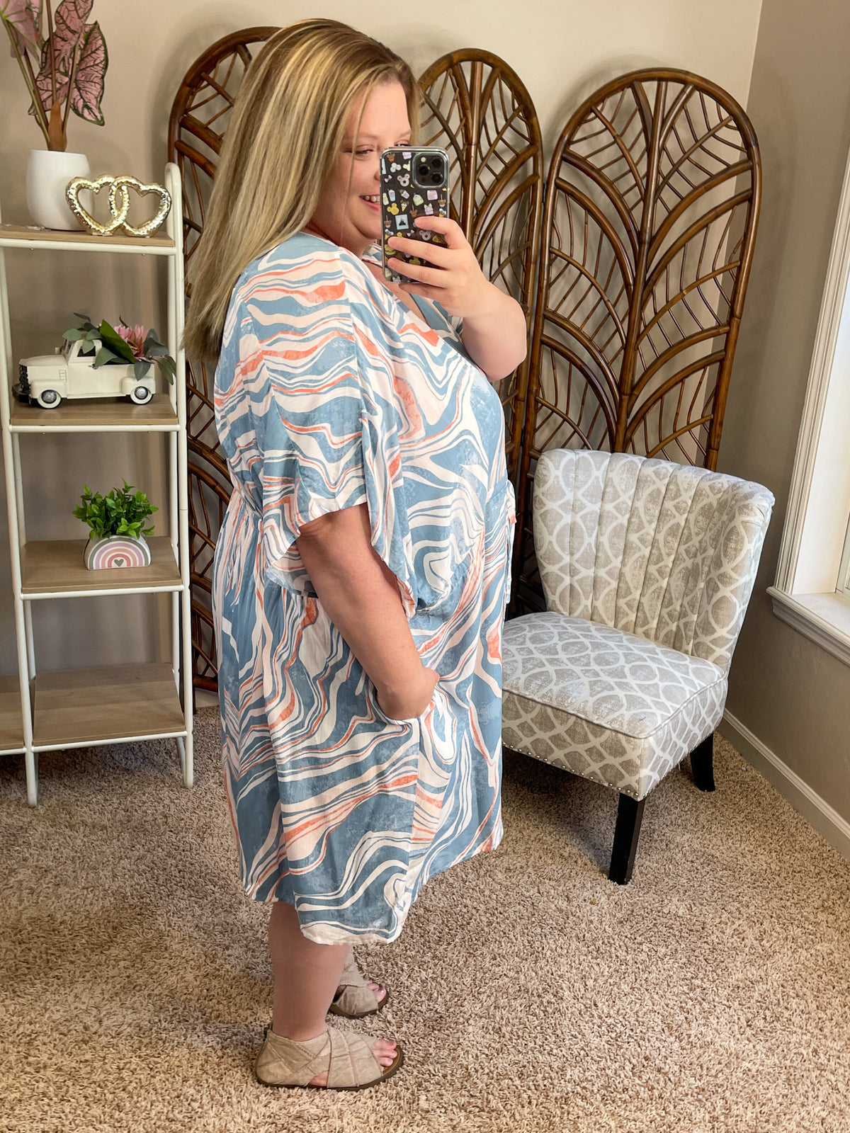 Hawaiian Roller Coaster Dress