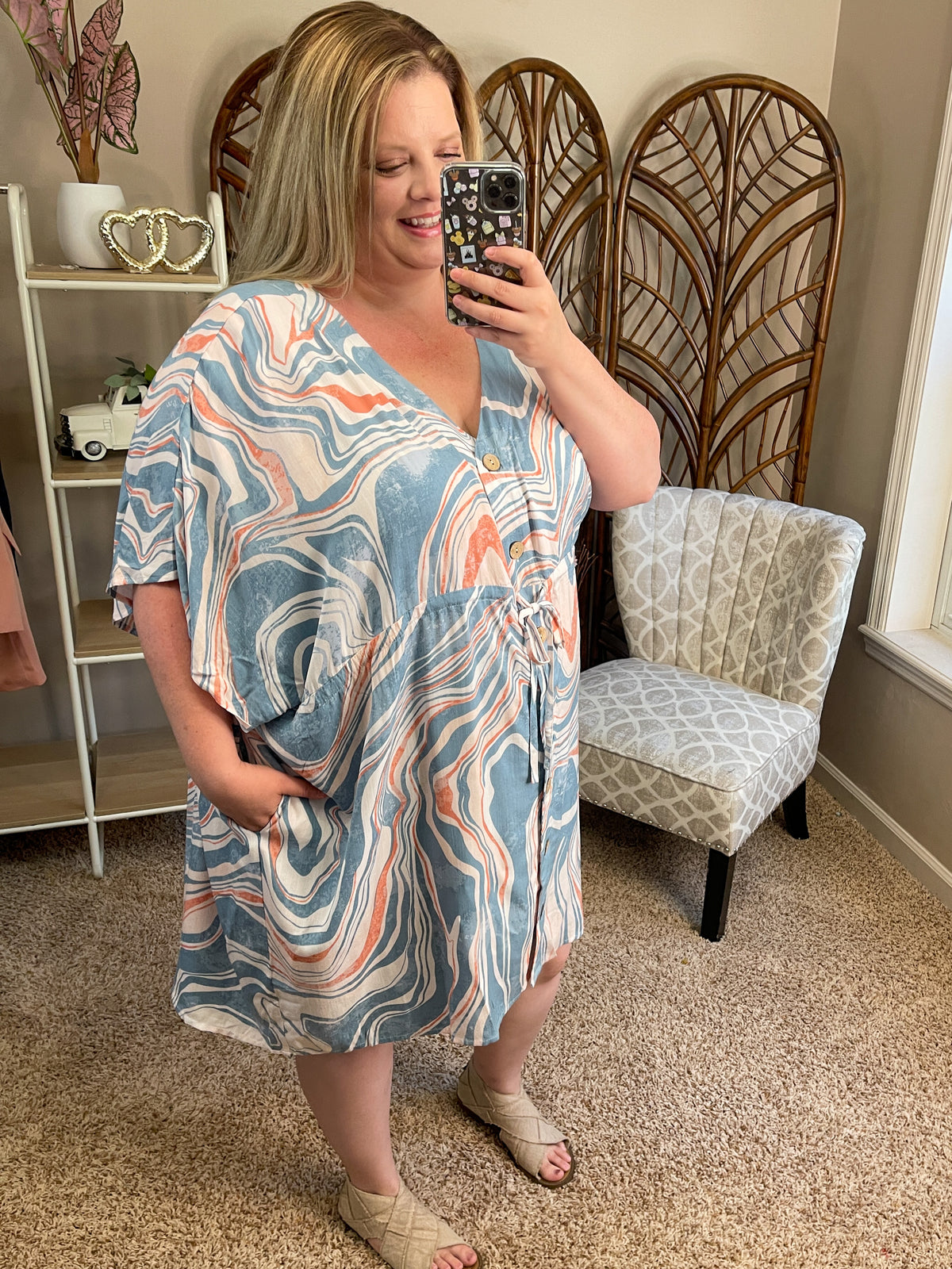 Hawaiian Roller Coaster Dress